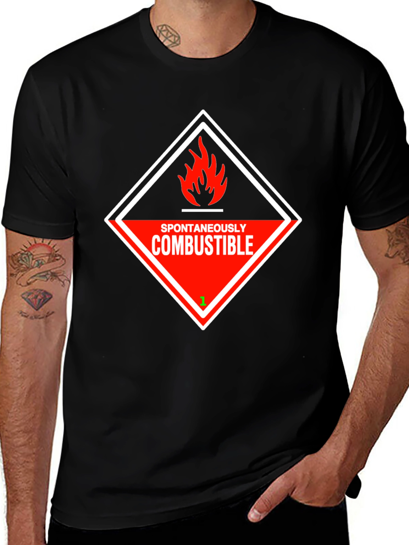 Spontaneously Combustible Graphic T-Shirt