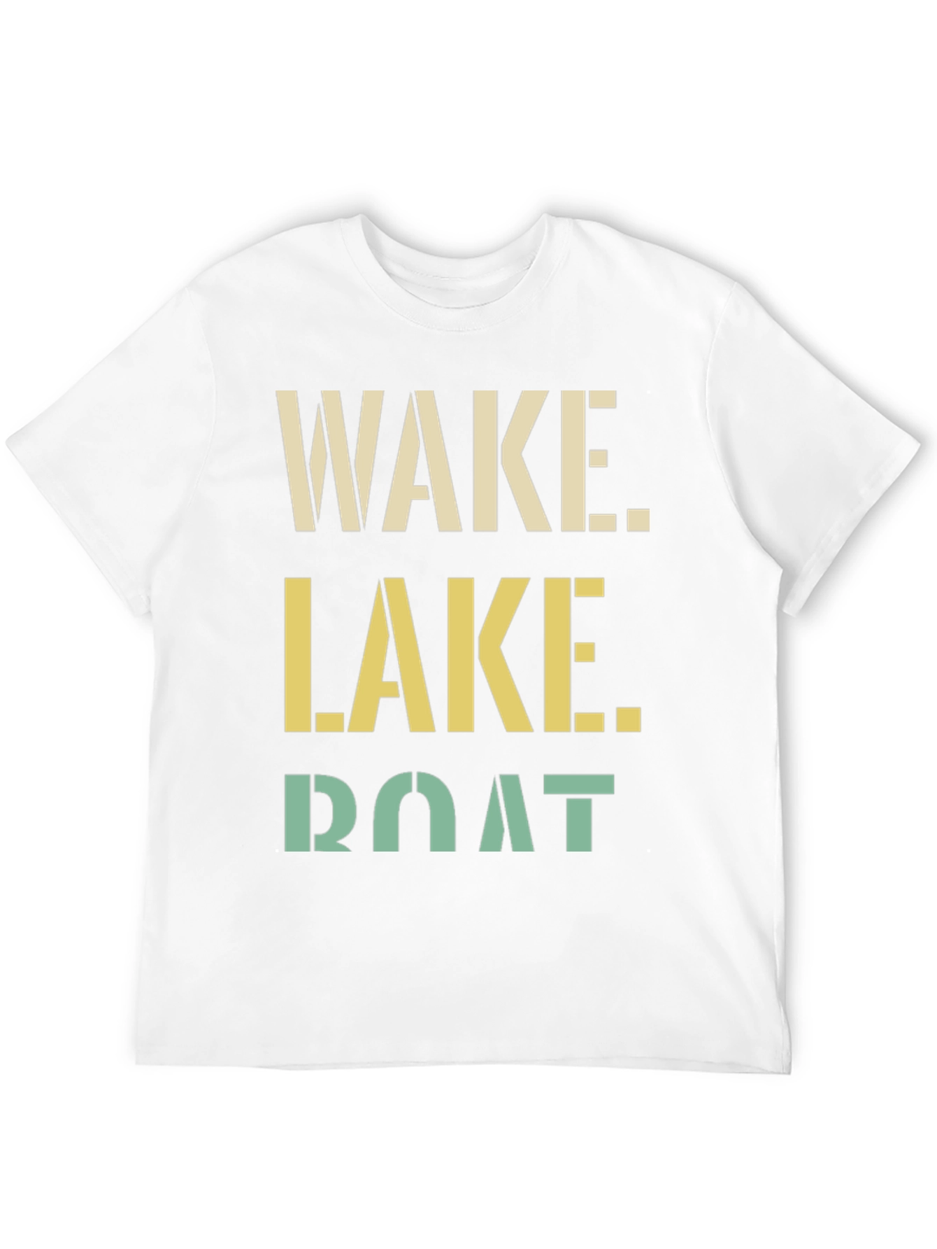 Wake Lake Boat Graphic Tee