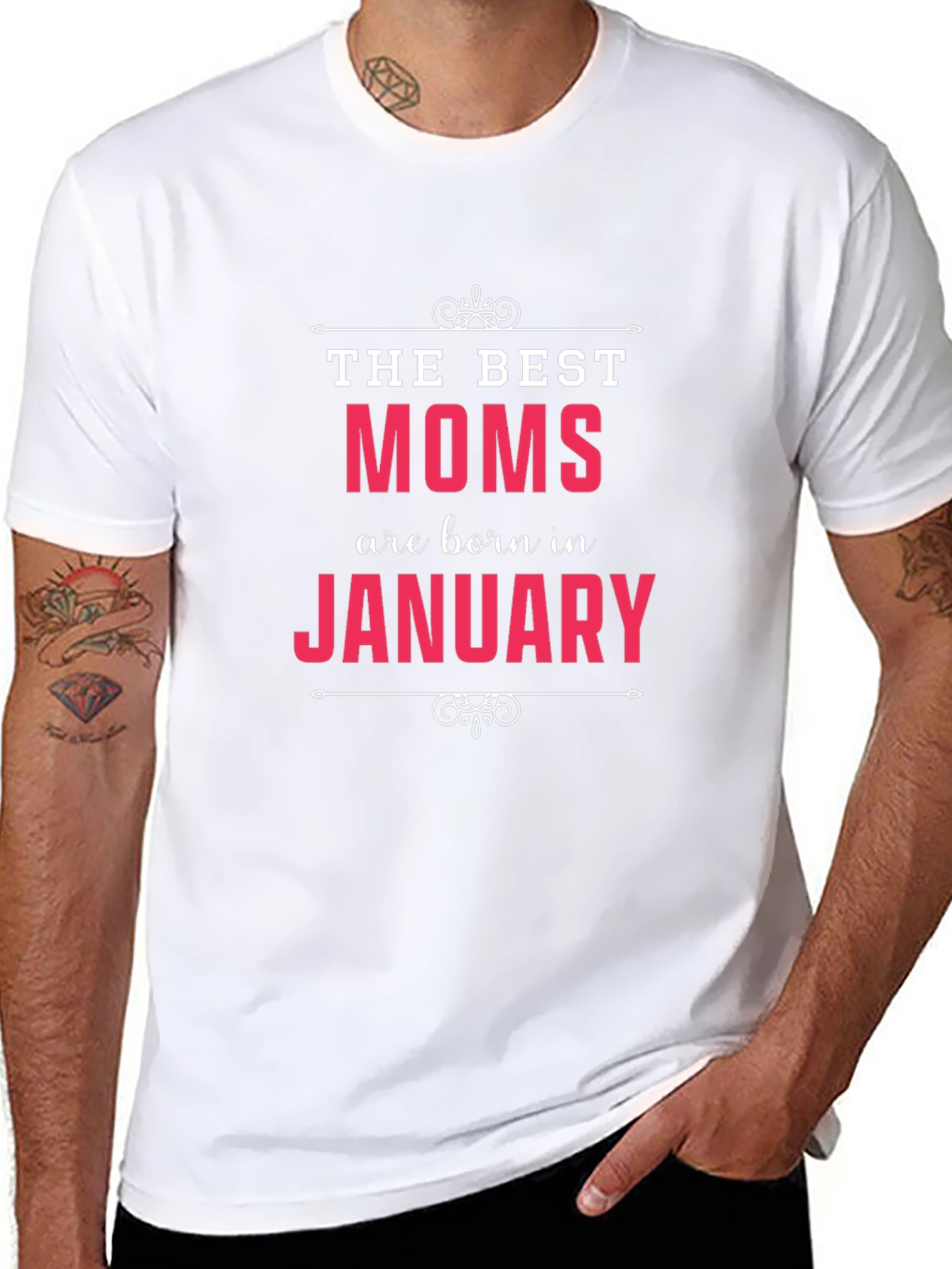 Best Moms are Born in January T-Shirt