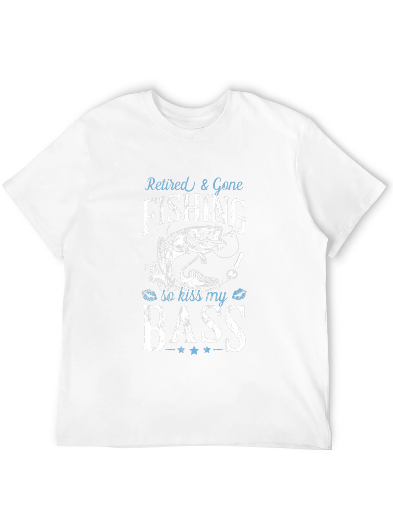Retired & Gone Fishing T-Shirt - Kiss My Bass