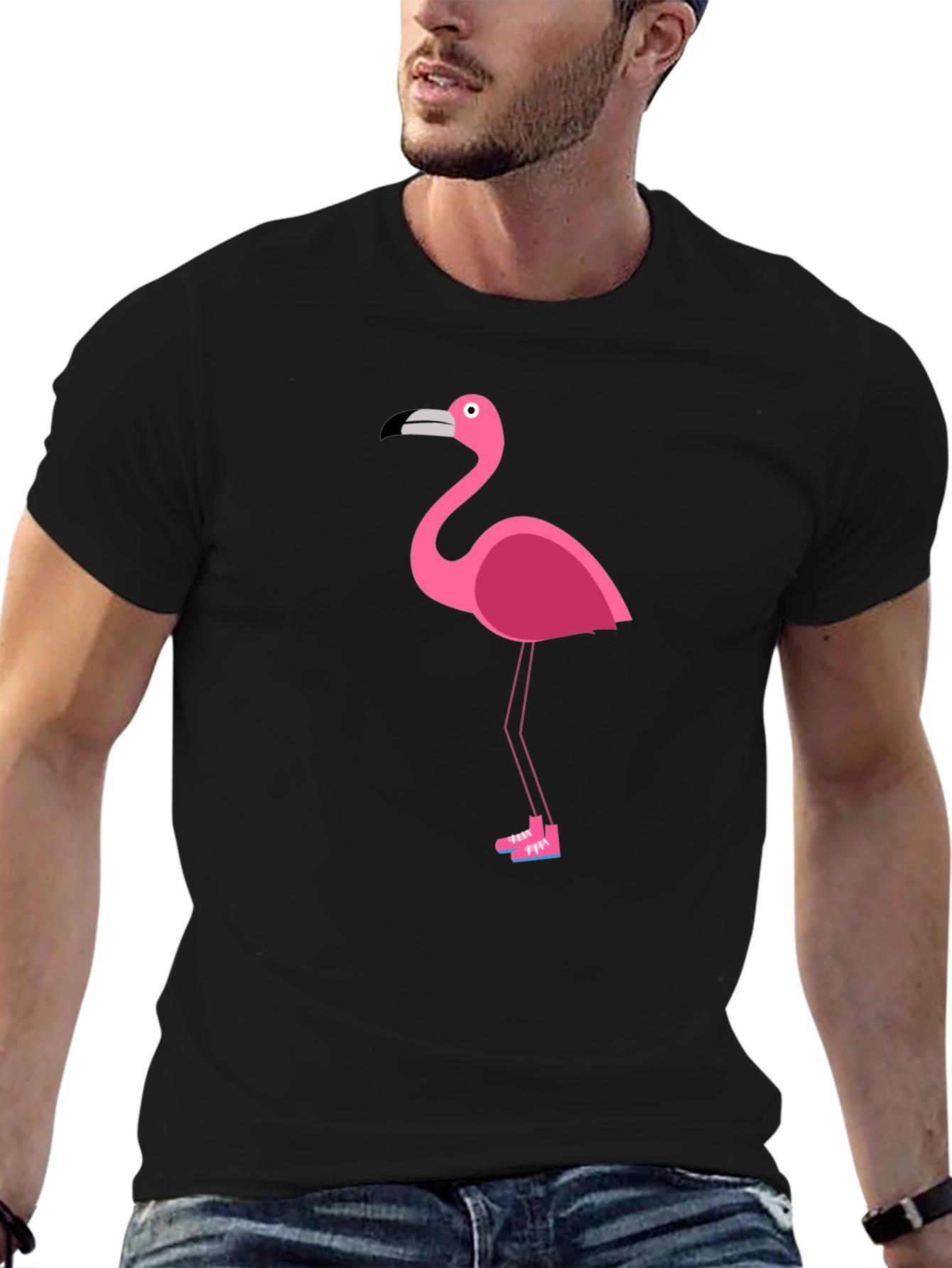 Flamingo Graphic Tee - Stylish & Fun