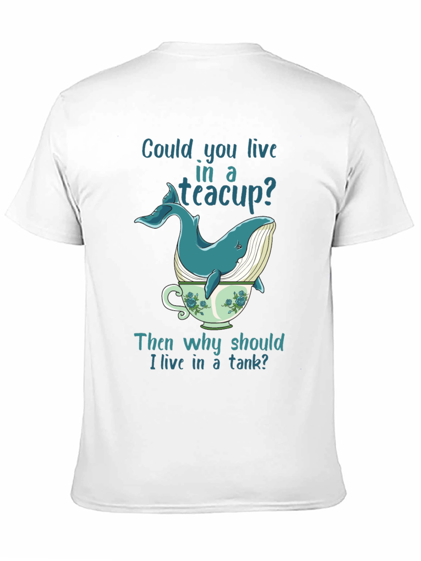 Whale Teacup Graphic T-Shirt