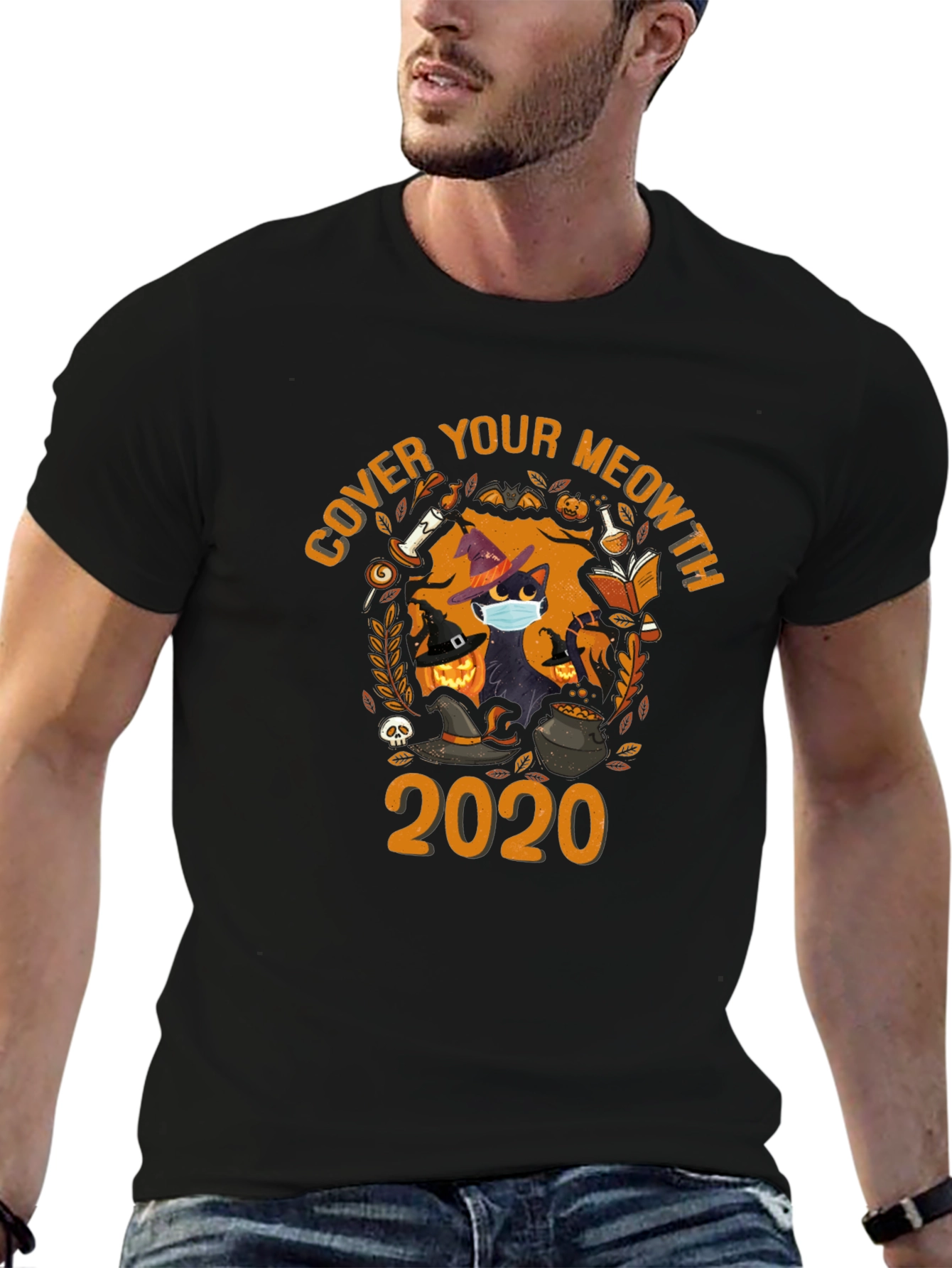 Cover Your Meowth Halloween T-Shirt
