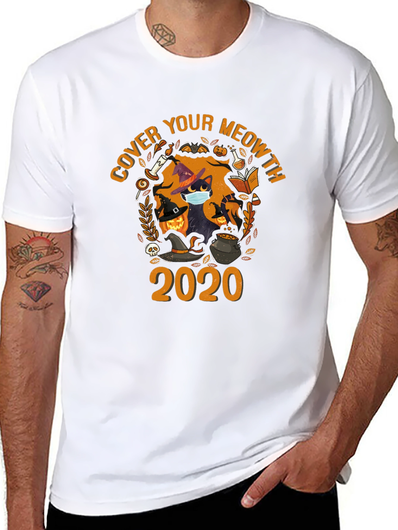 Cover Your Meowth Halloween T-Shirt