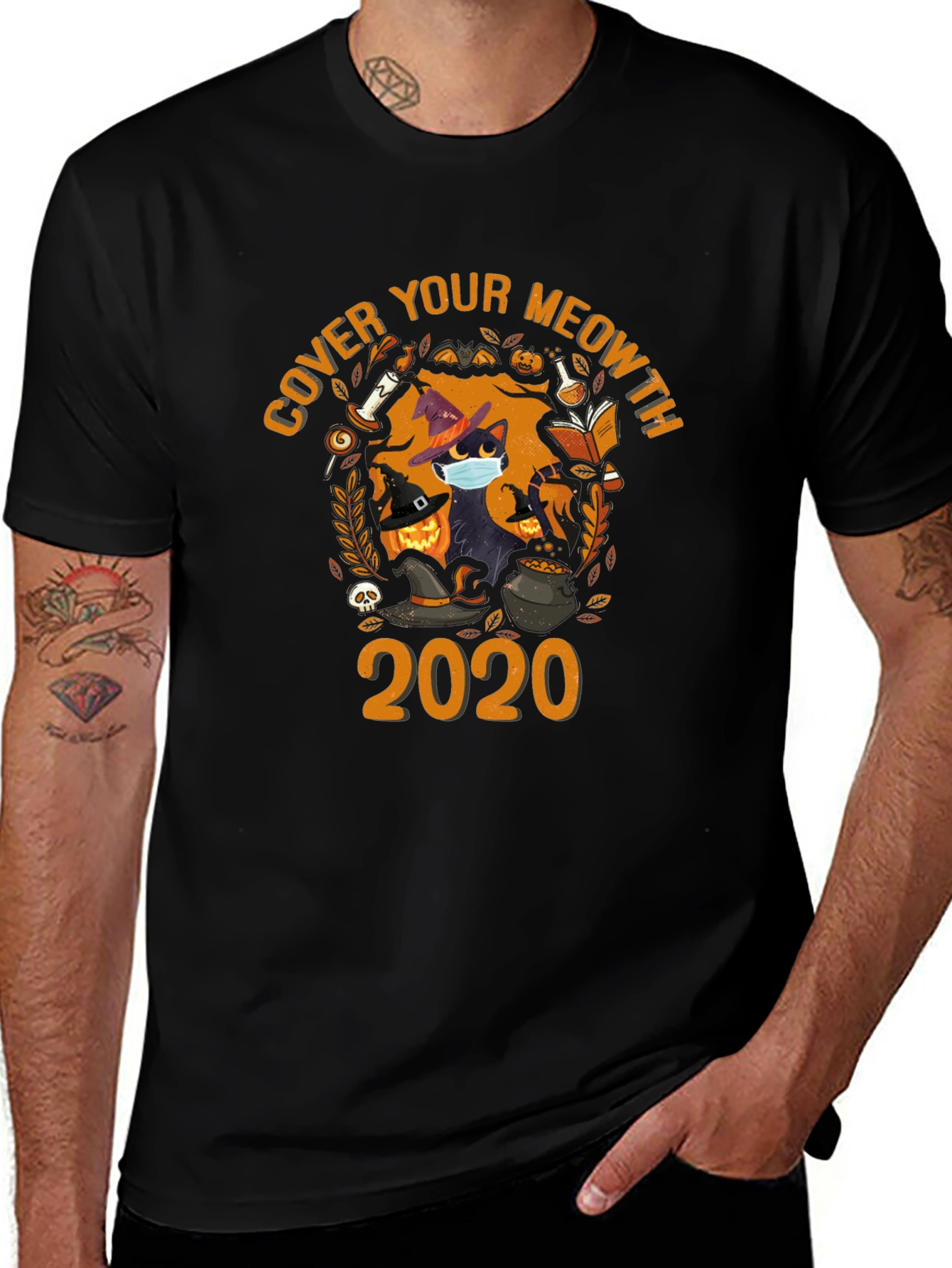Cover Your Meowth Halloween T-Shirt
