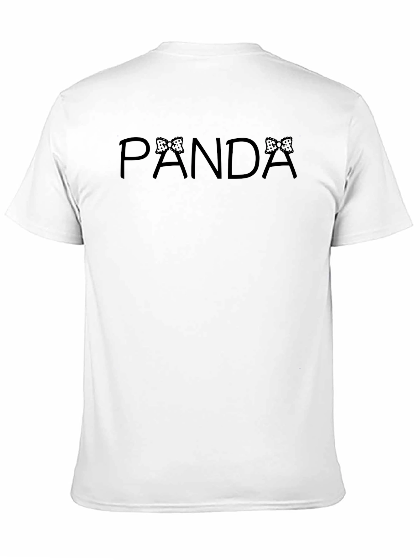 PANDA Minnie Mouse Bow Black T-Shirt