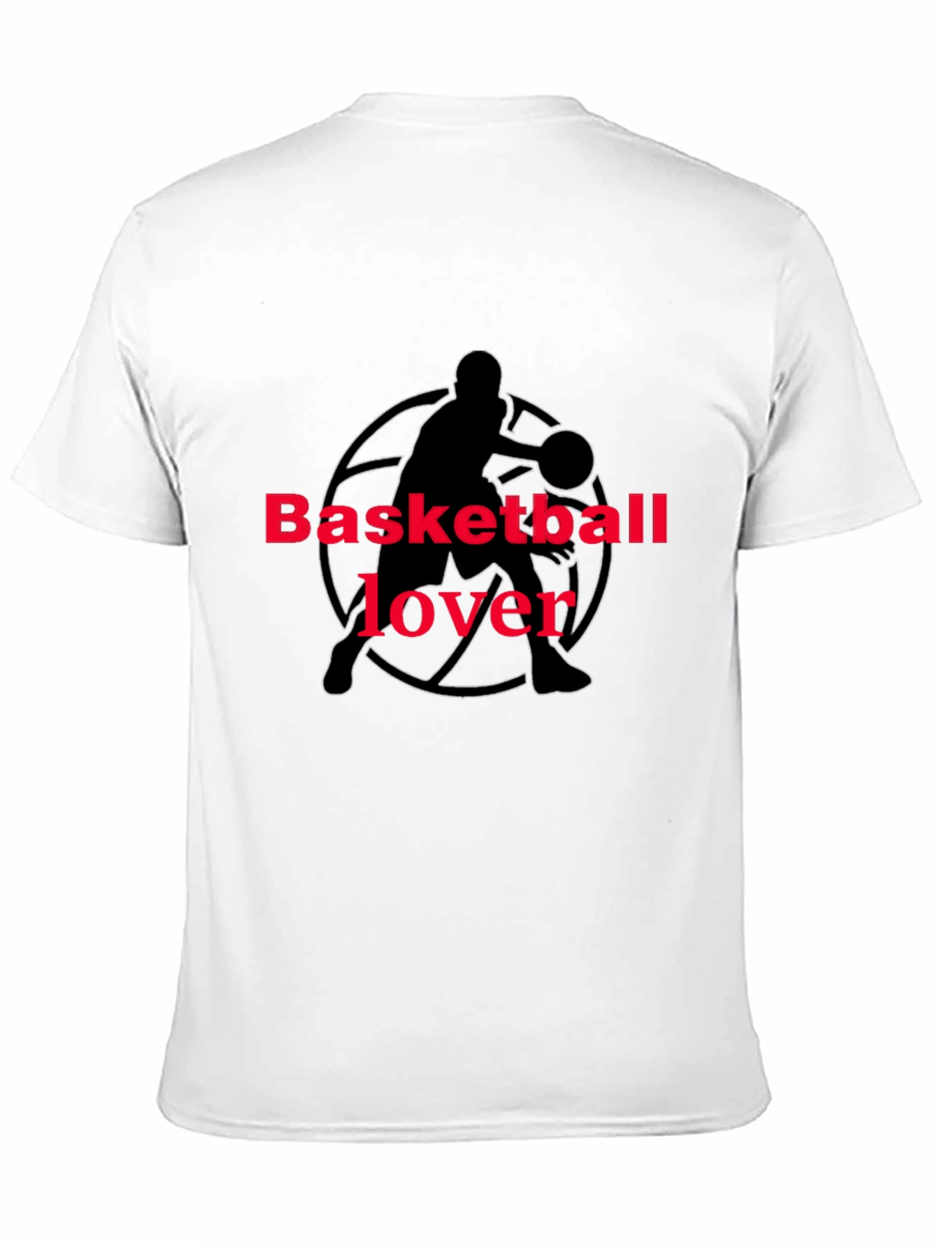 Basketball Lover Graphic Tee - Black