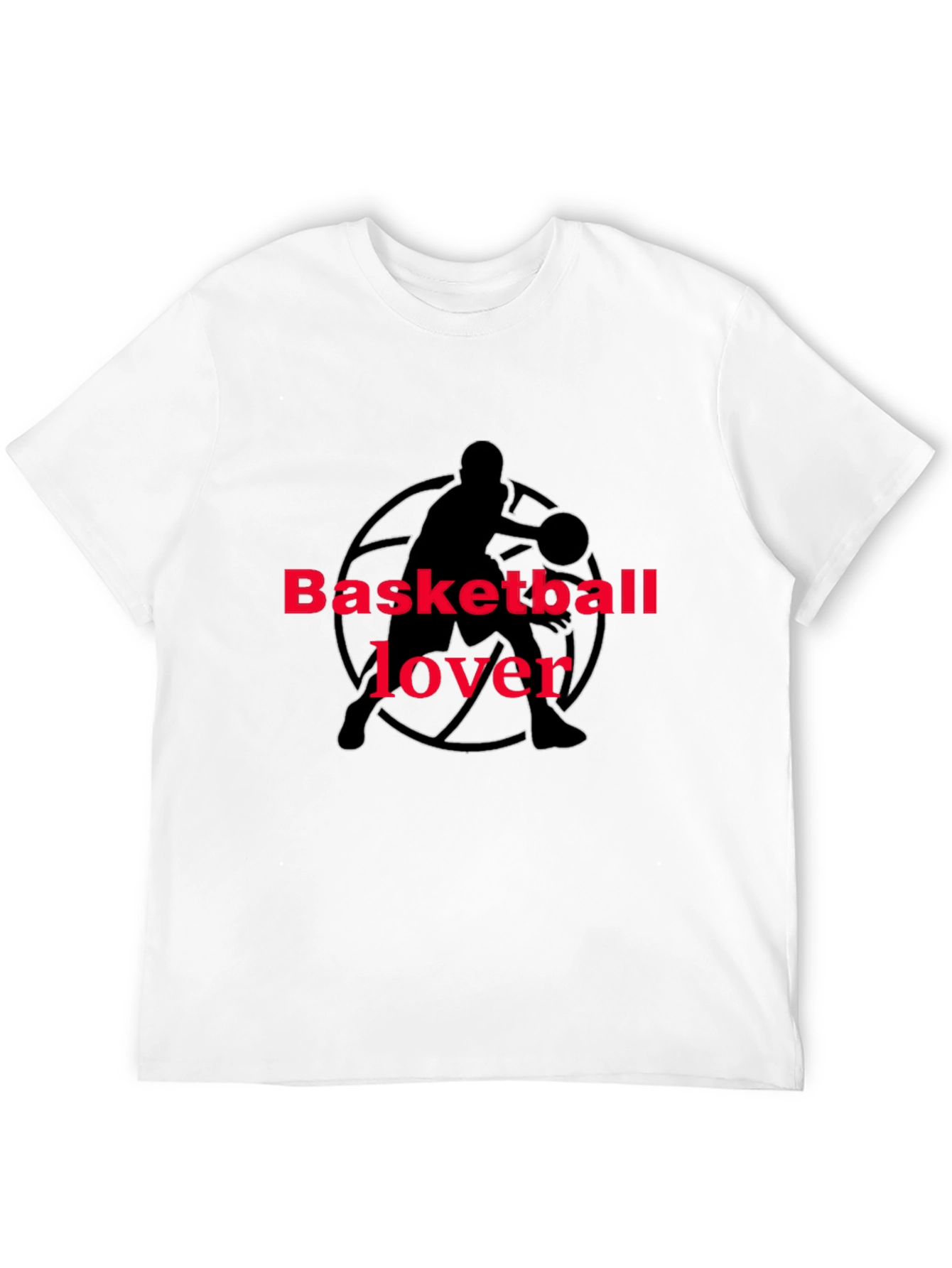 Basketball Lover Graphic Tee - Black