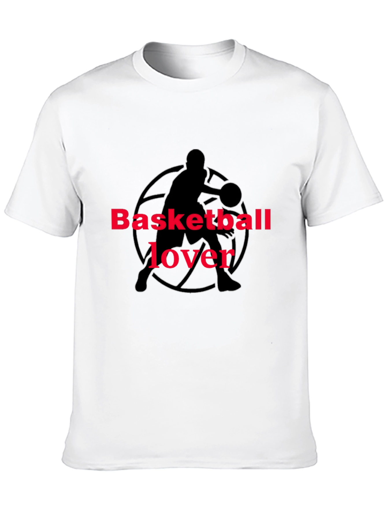 Basketball Lover Graphic Tee - Black