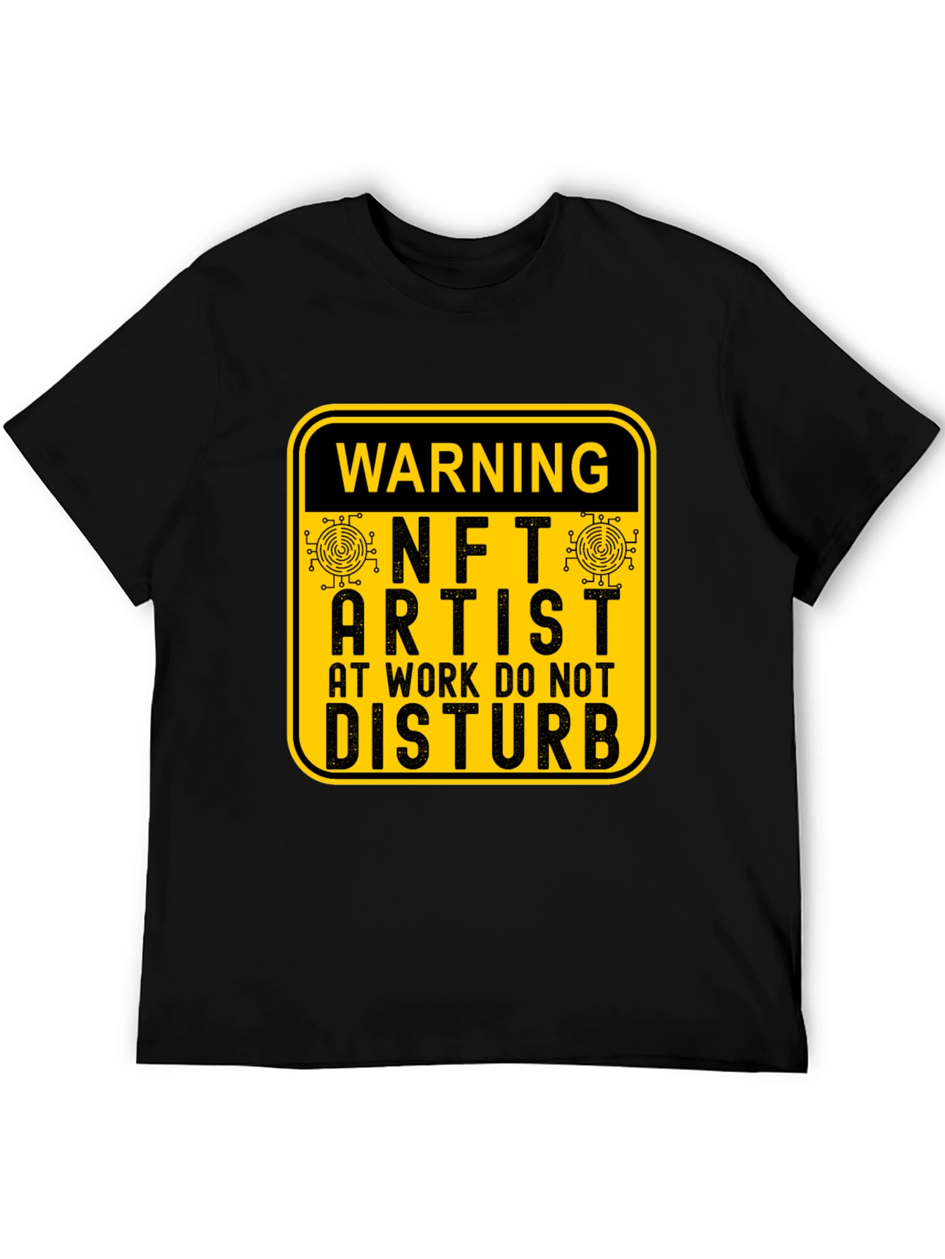 Warning NFT Artist at Work T-Shirt