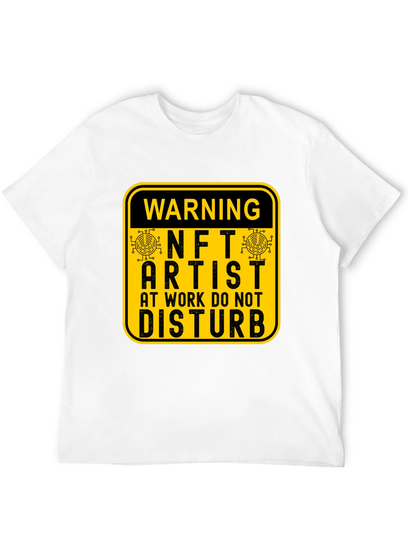 Warning NFT Artist at Work T-Shirt