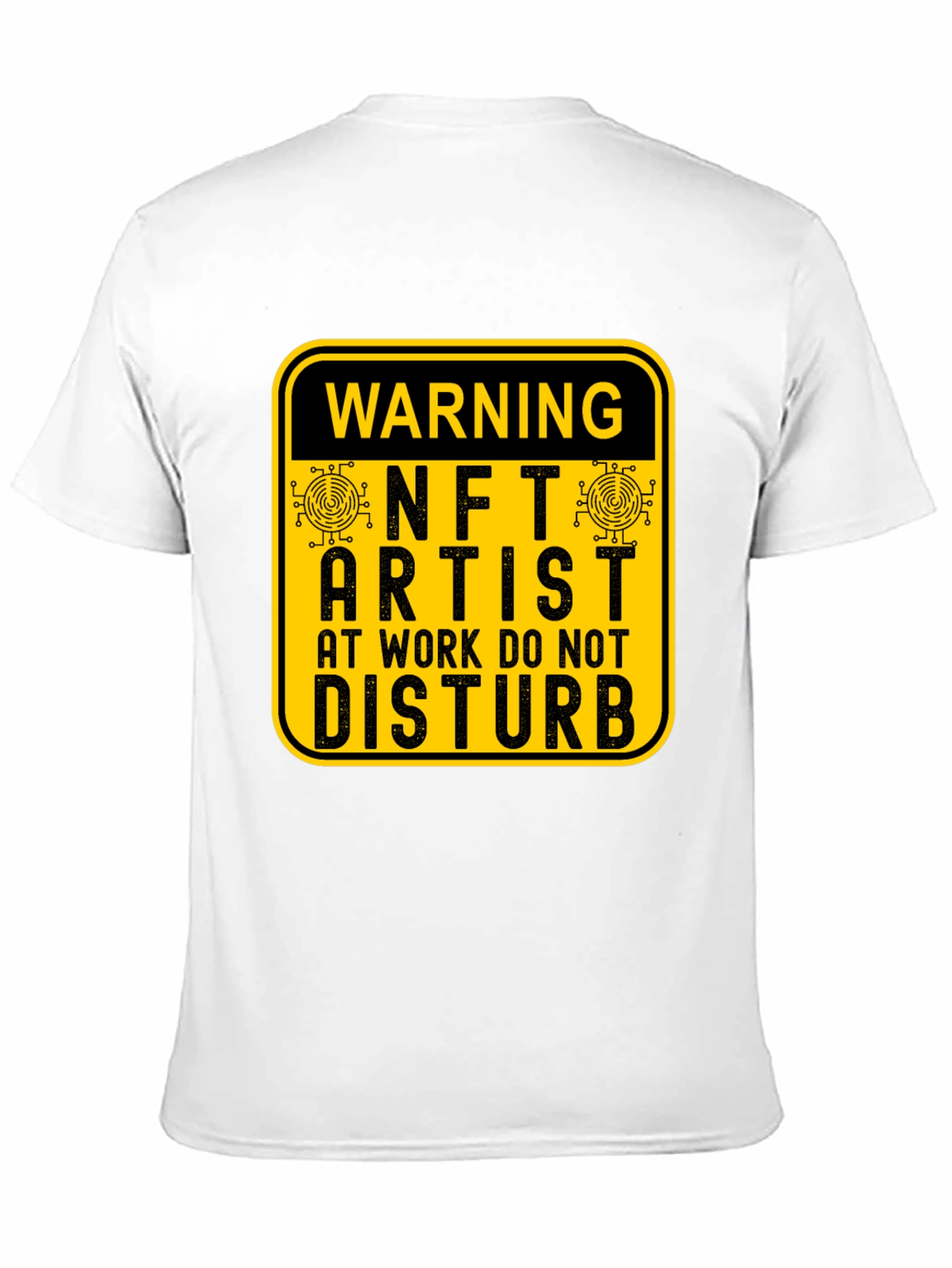 Warning NFT Artist at Work T-Shirt