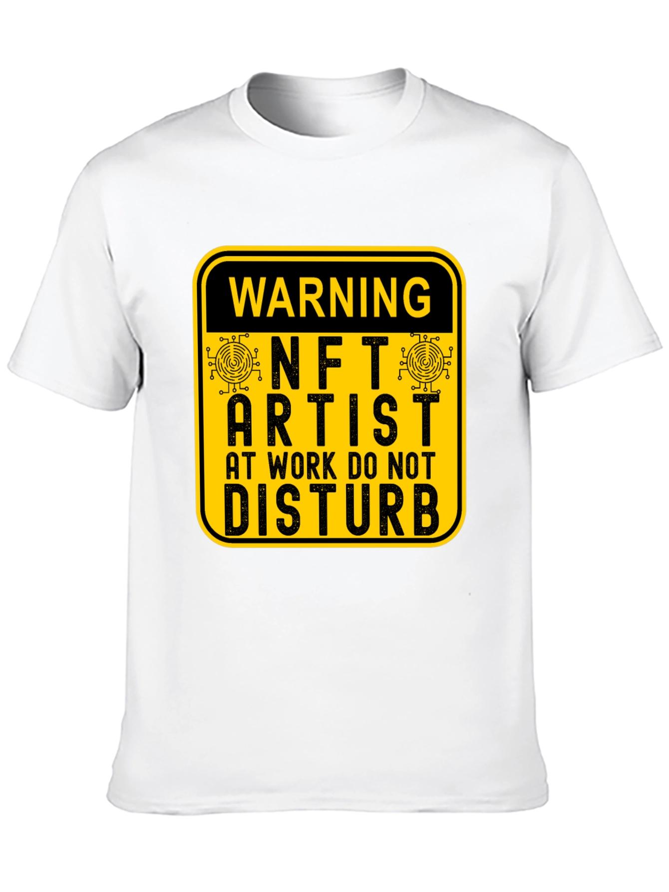 Warning NFT Artist at Work T-Shirt