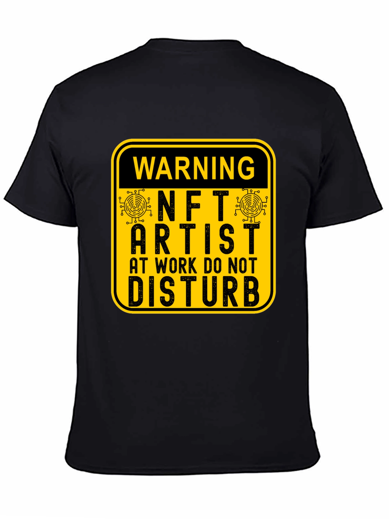 Warning NFT Artist at Work T-Shirt