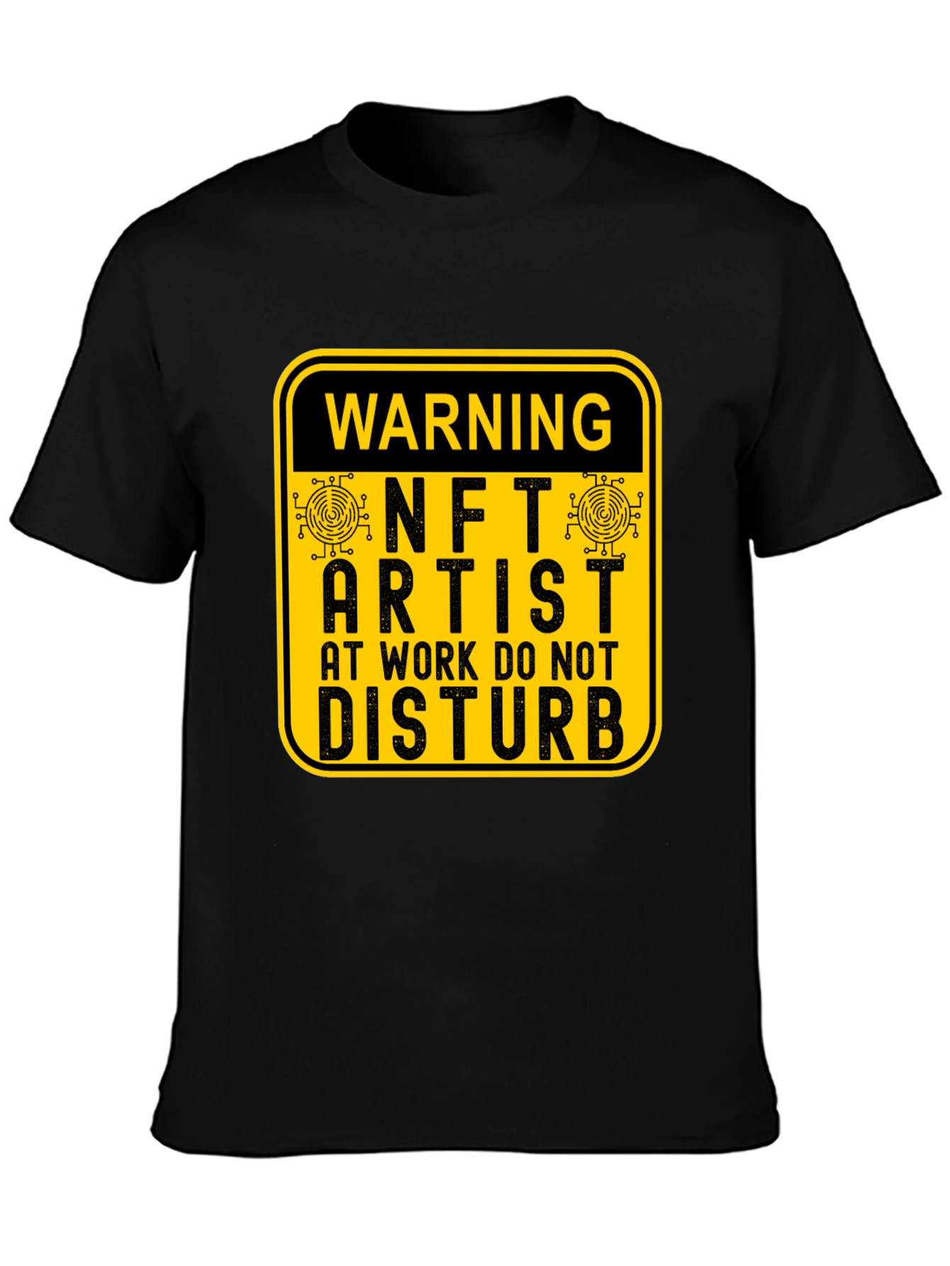 Warning NFT Artist at Work T-Shirt