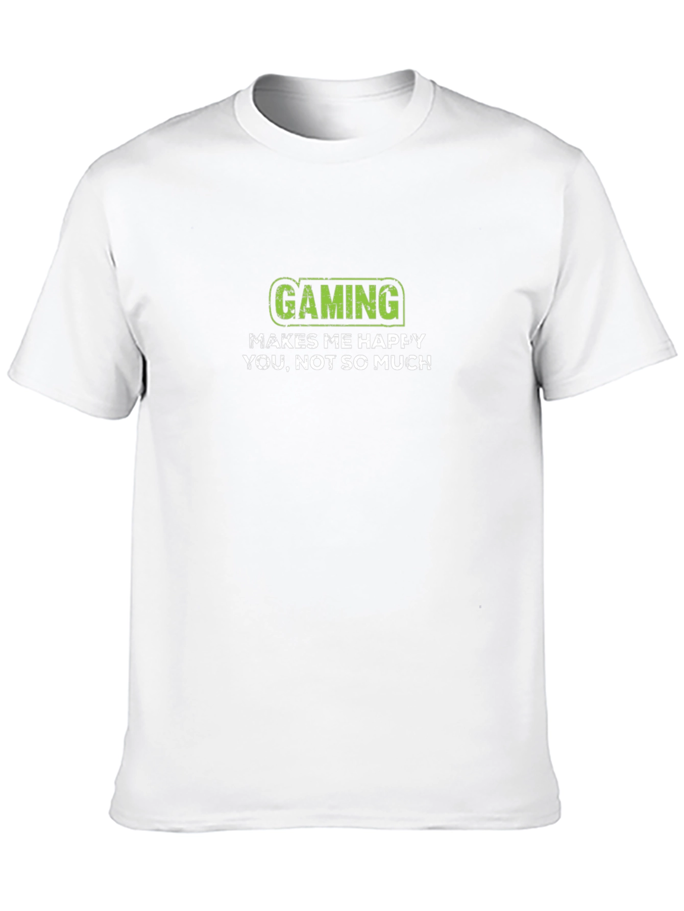 Gaming Makes Me Happy Black T-Shirt