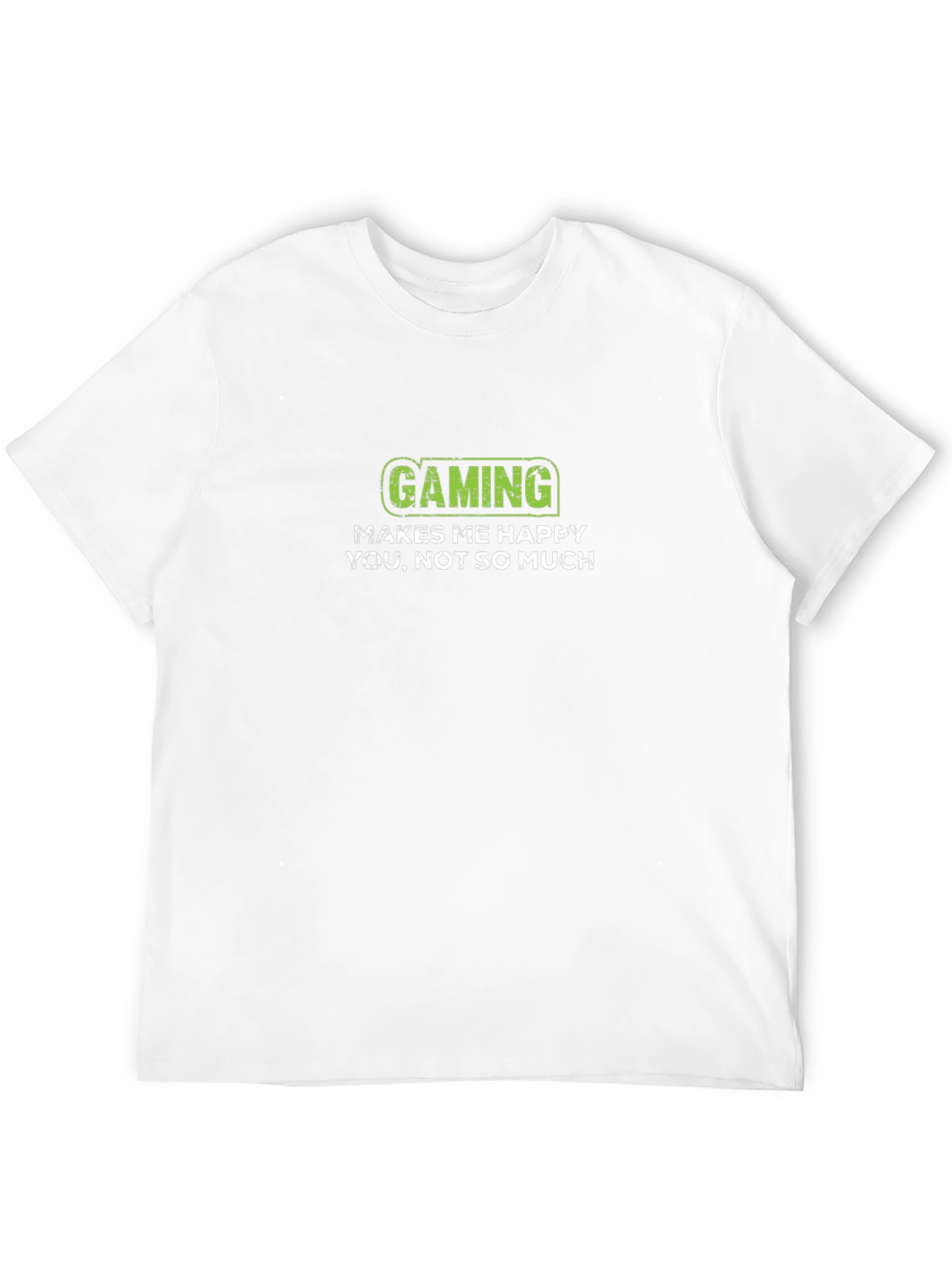 Gaming Makes Me Happy Black T-Shirt