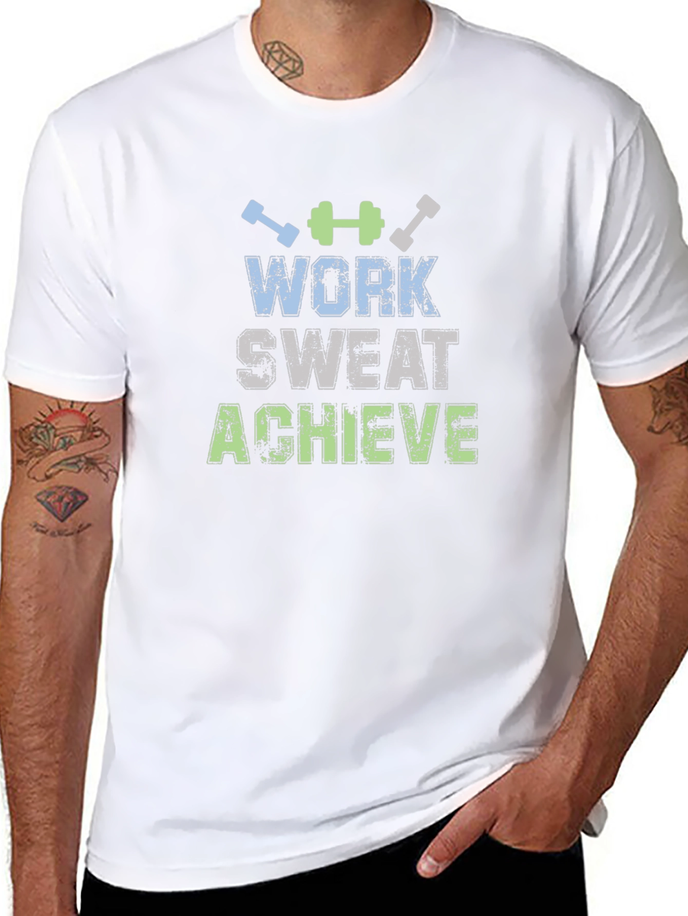 Work Sweat Achieve Graphic T-Shirt