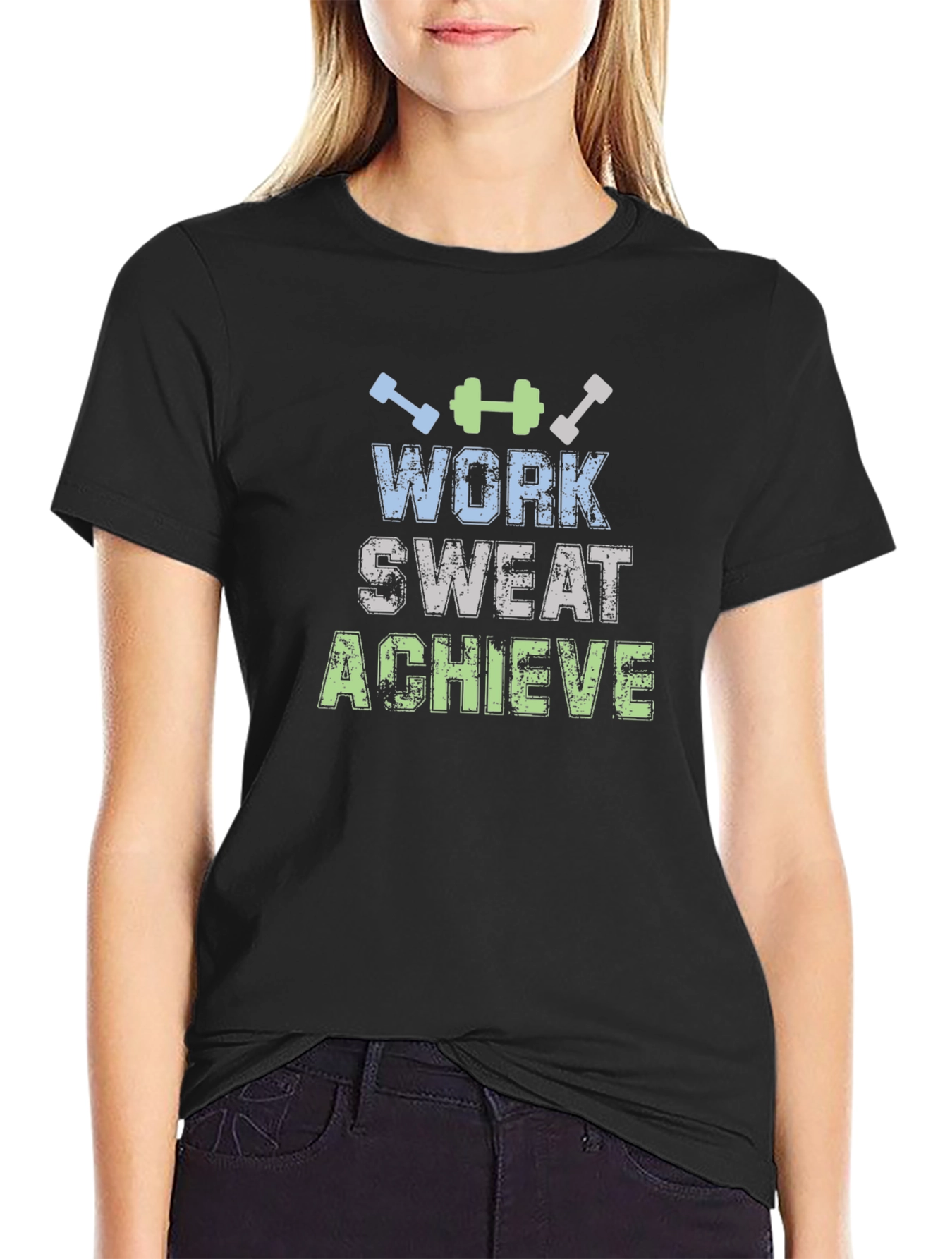 Work Sweat Achieve Graphic T-Shirt