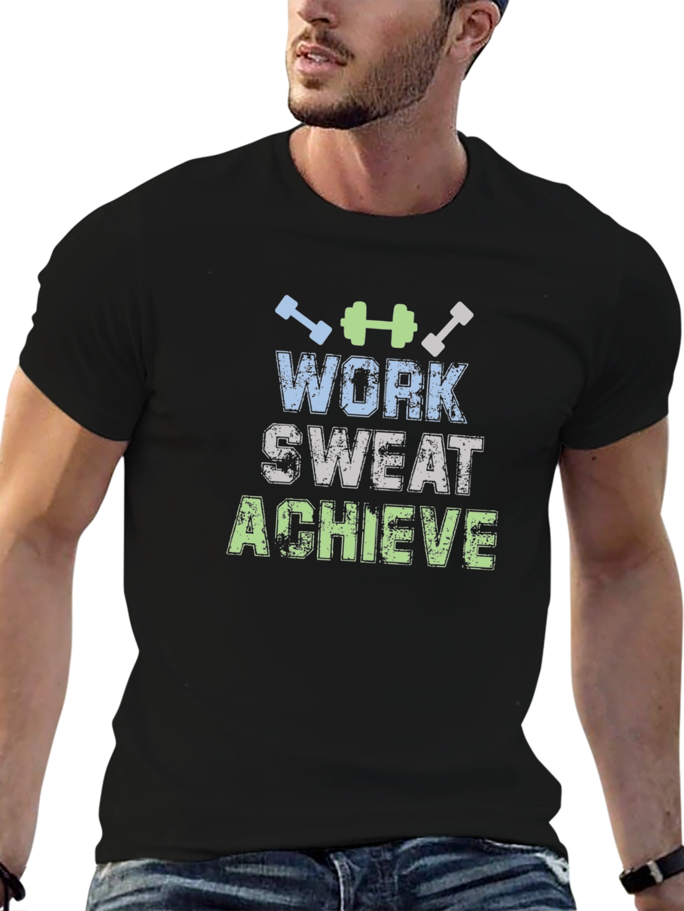 Work Sweat Achieve Graphic T-Shirt