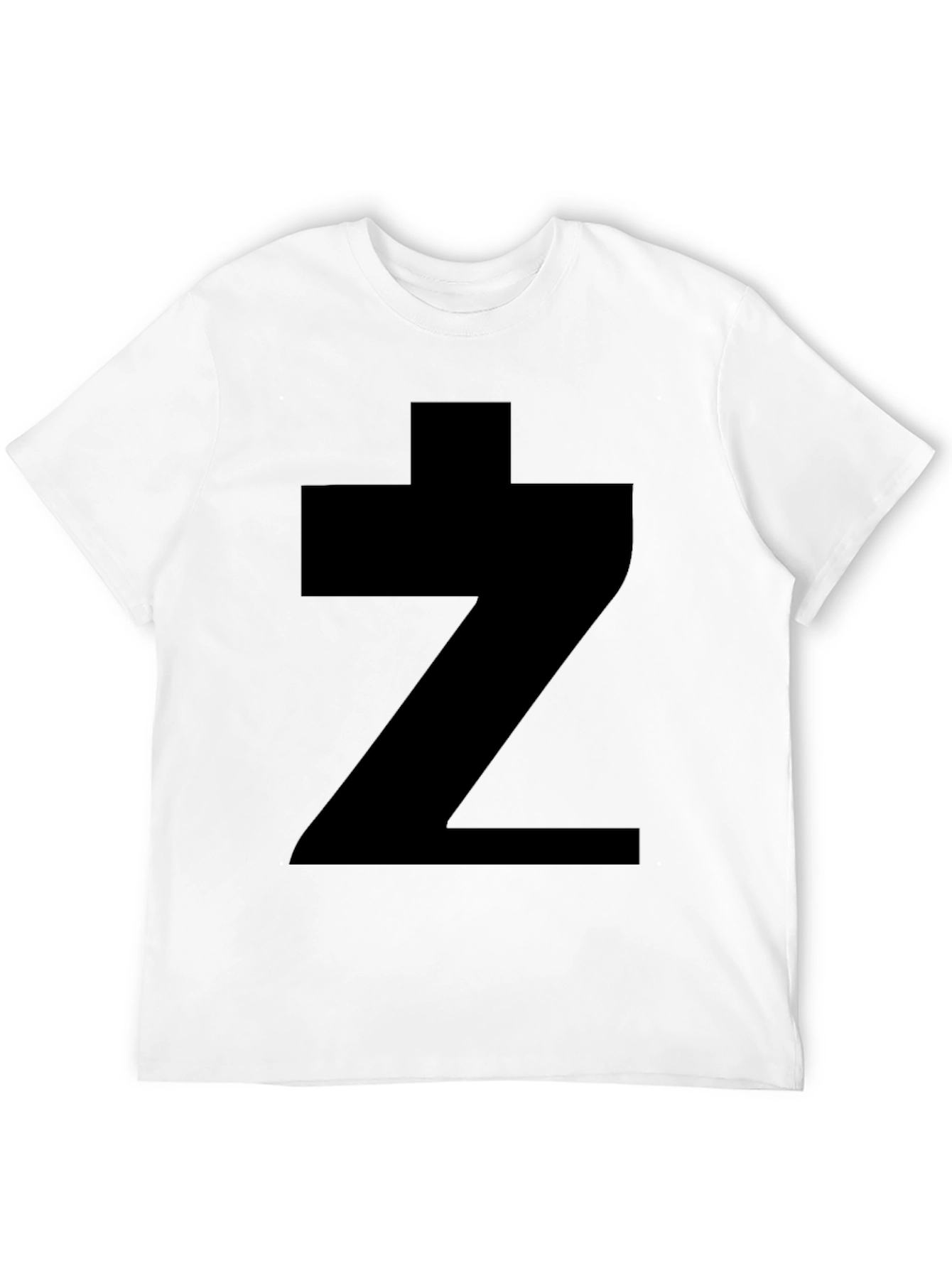 Bold Symbol Graphic Tee - Black Cotton Casual Shirt