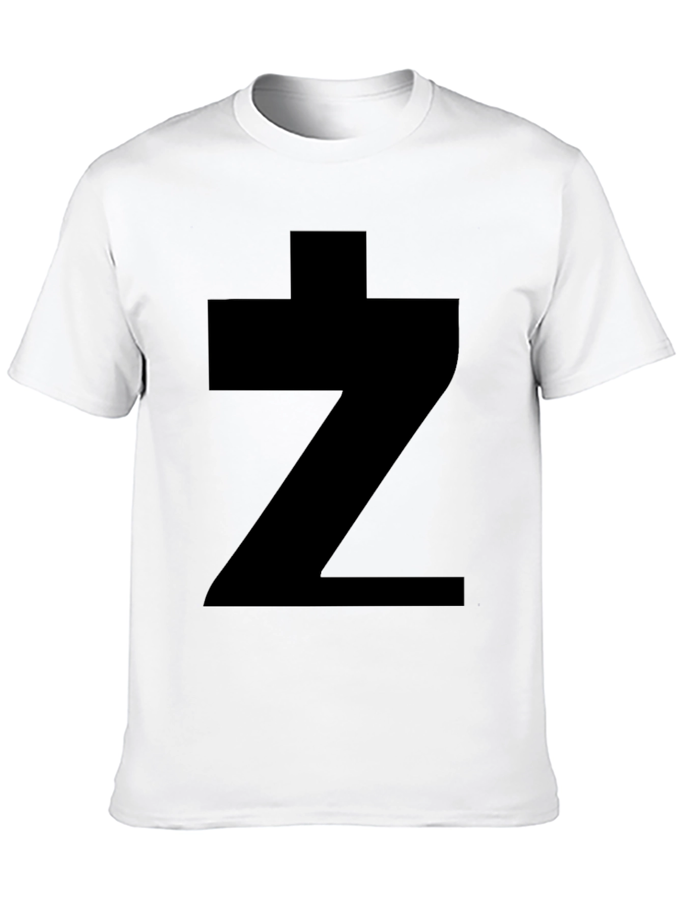 Bold Symbol Graphic Tee - Black Cotton Casual Shirt