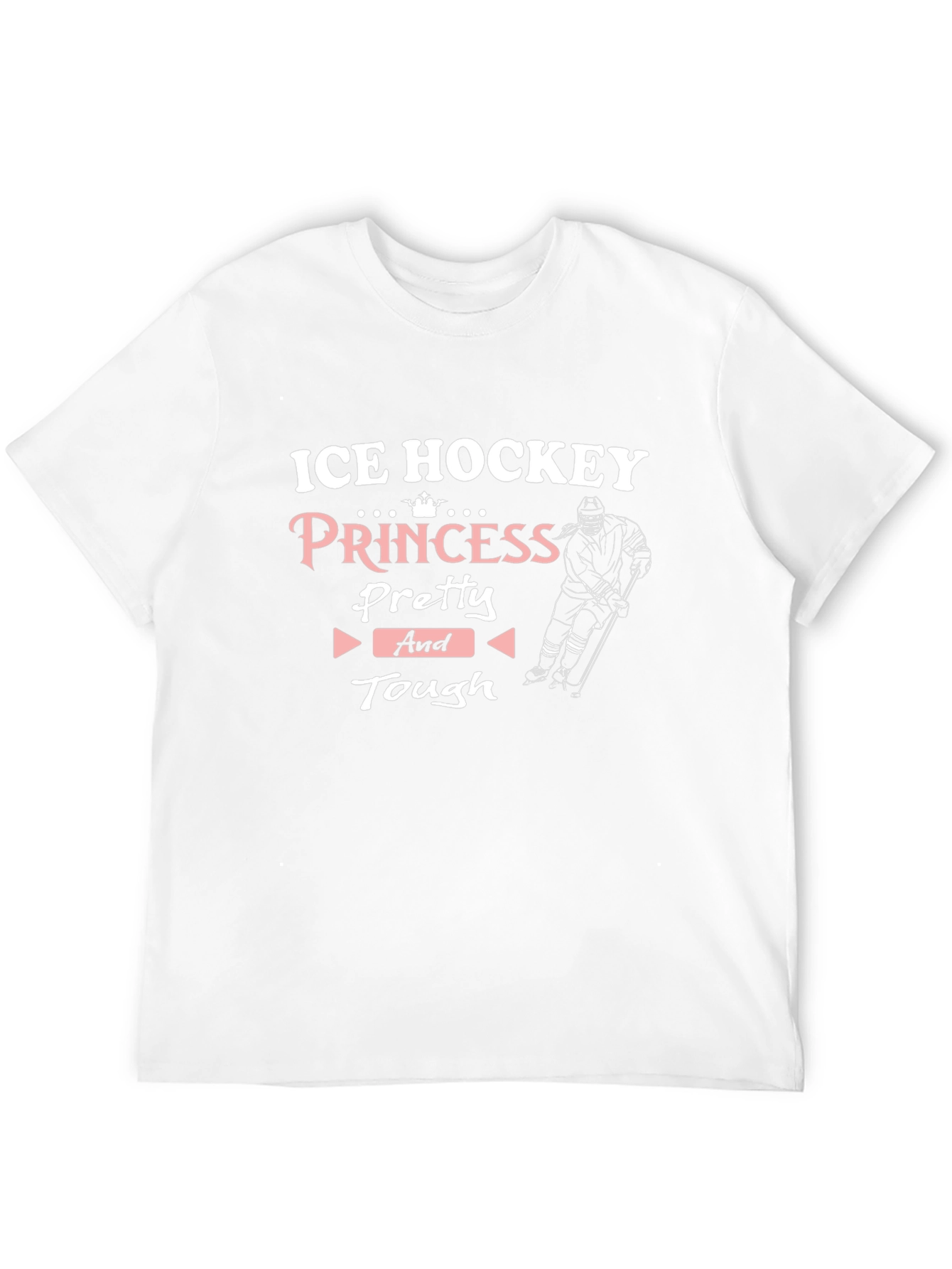 Ice Hockey Princess T-Shirt Pretty & Tough Tee