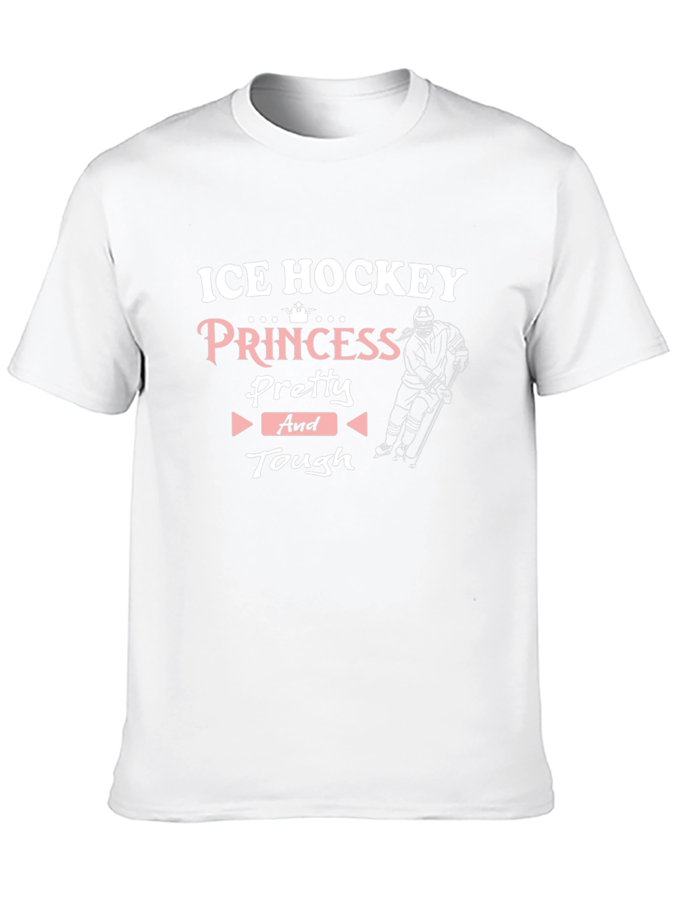 Ice Hockey Princess T-Shirt Pretty & Tough Tee