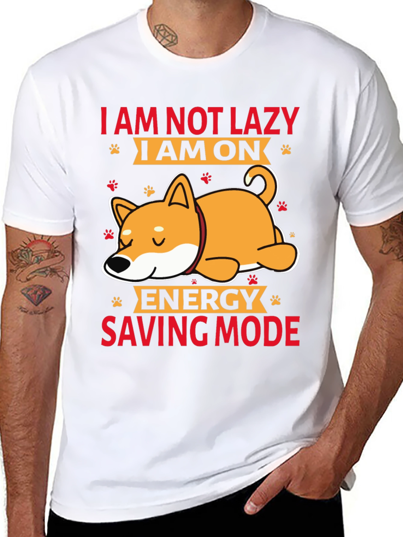 I am not Lazy Energy Saving Mode T-Shirt