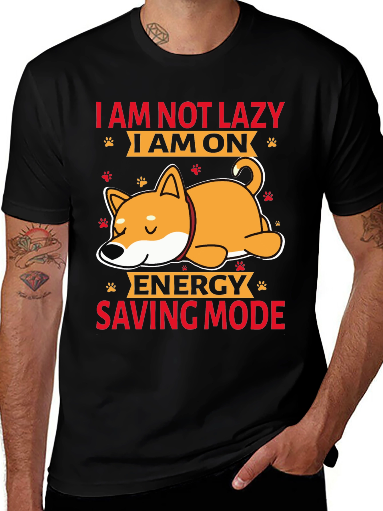 I am not Lazy Energy Saving Mode T-Shirt