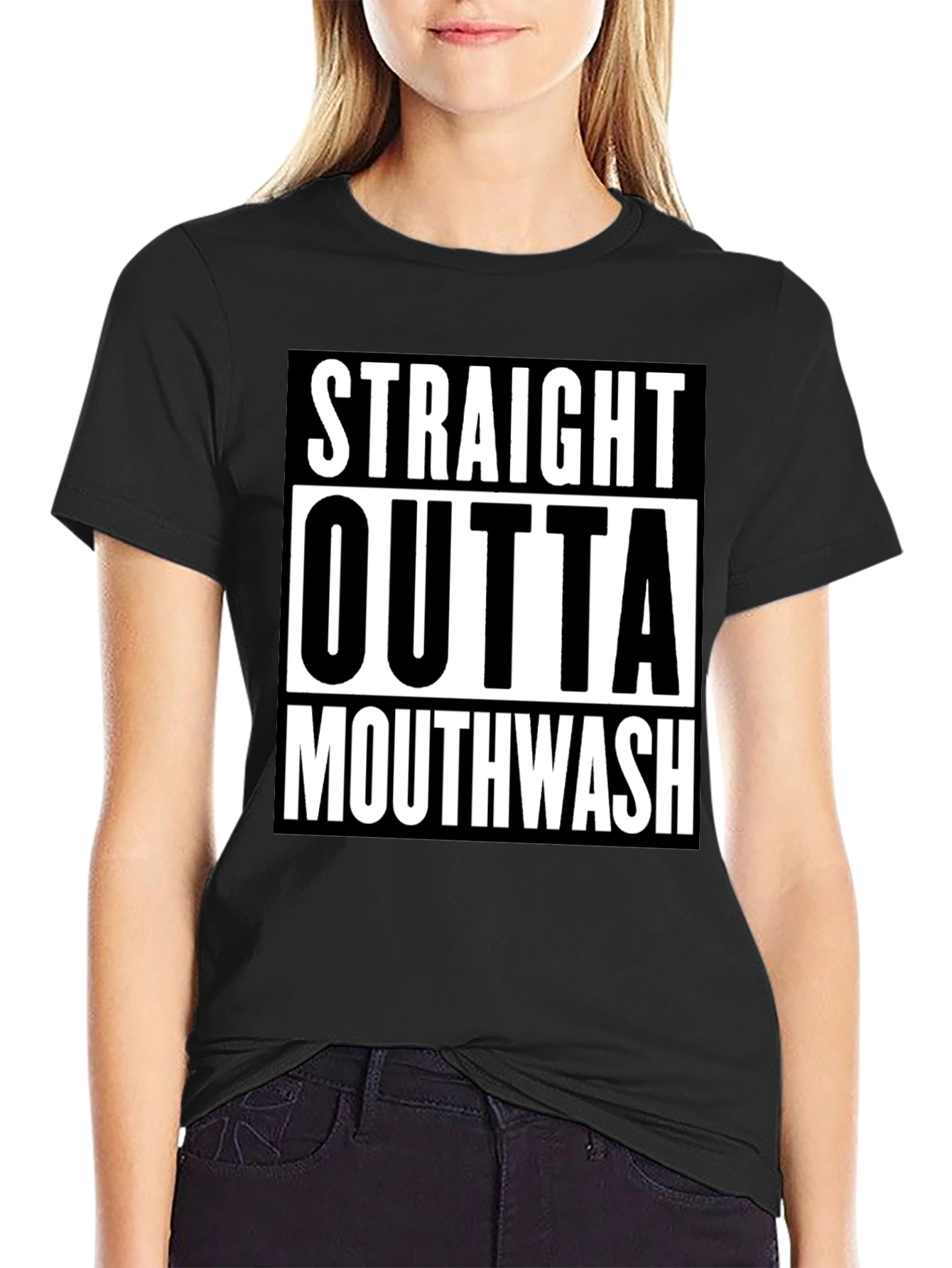 Straight Outta Mouthwash Graphic Tee