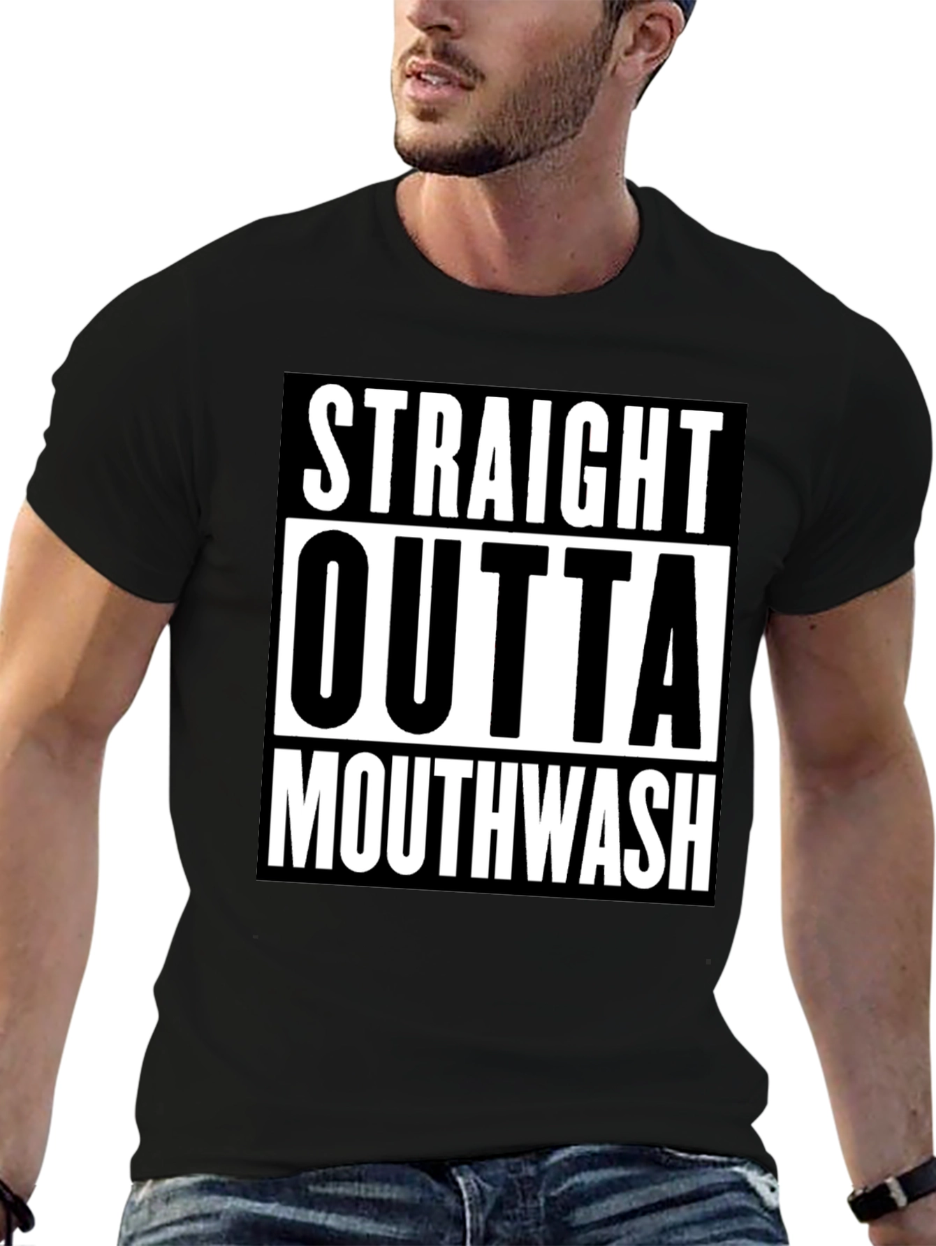 Straight Outta Mouthwash Graphic Tee