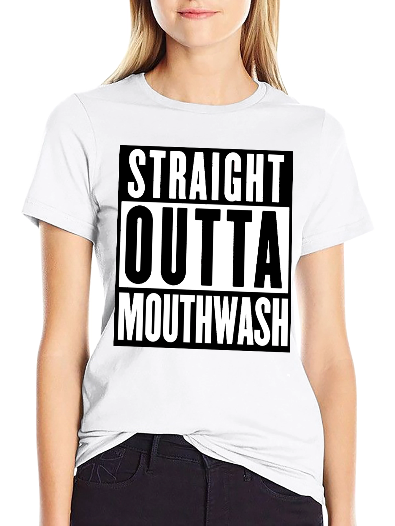 Straight Outta Mouthwash Graphic Tee