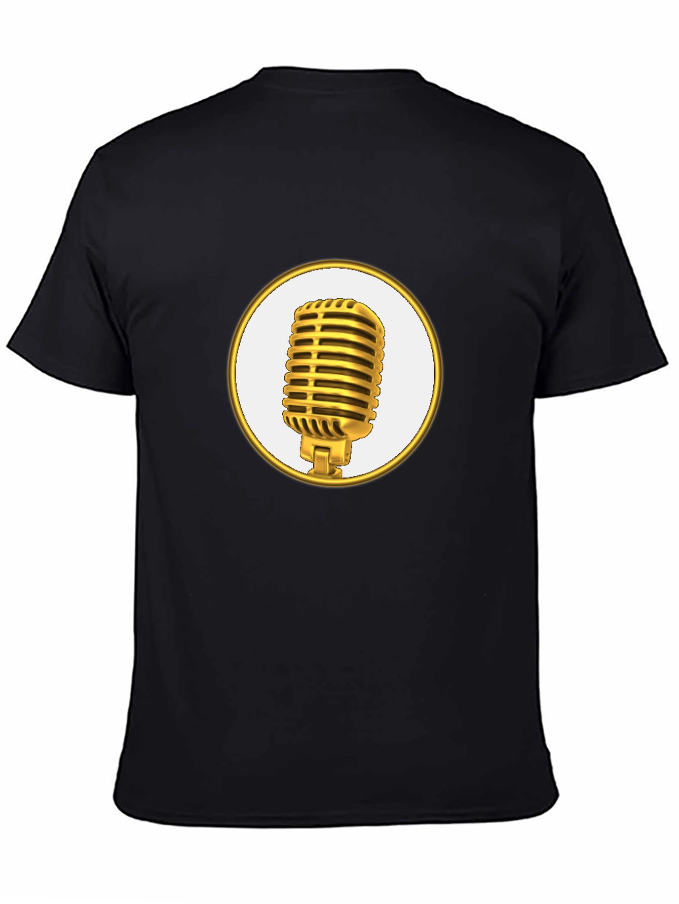 Retro Microphone Graphic Tee - Stylish & Comfortable