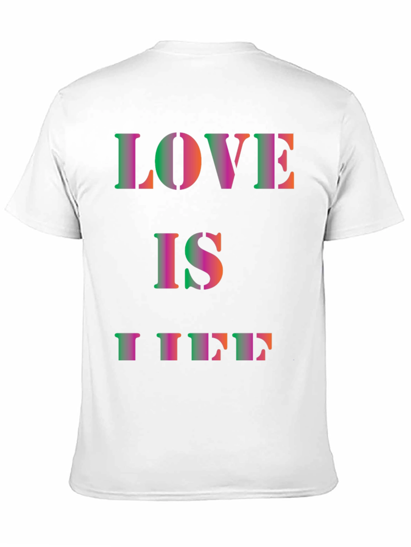 Love is Life Black Graphic Tee