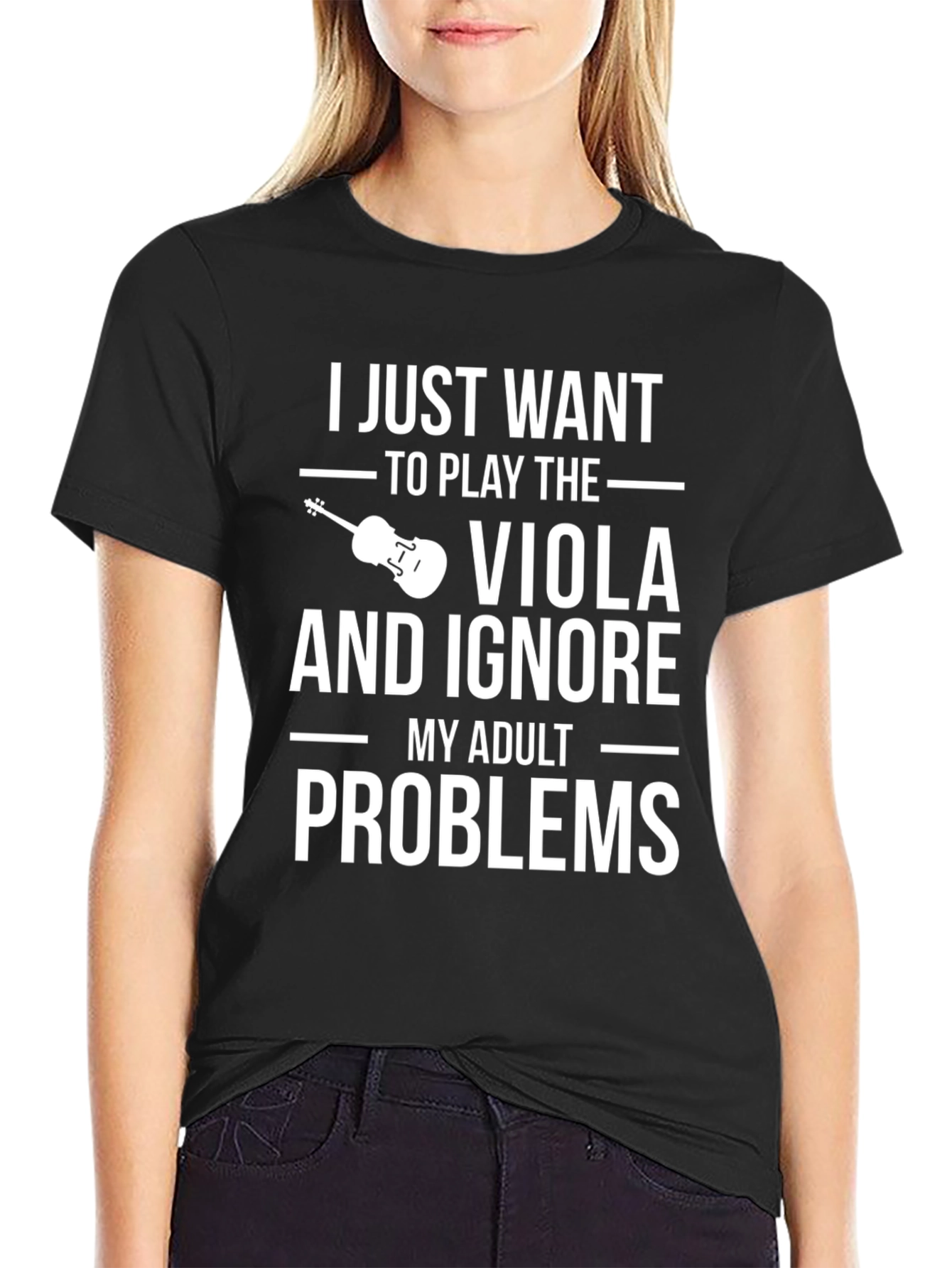 Viola Player Adult Problems T-Shirt