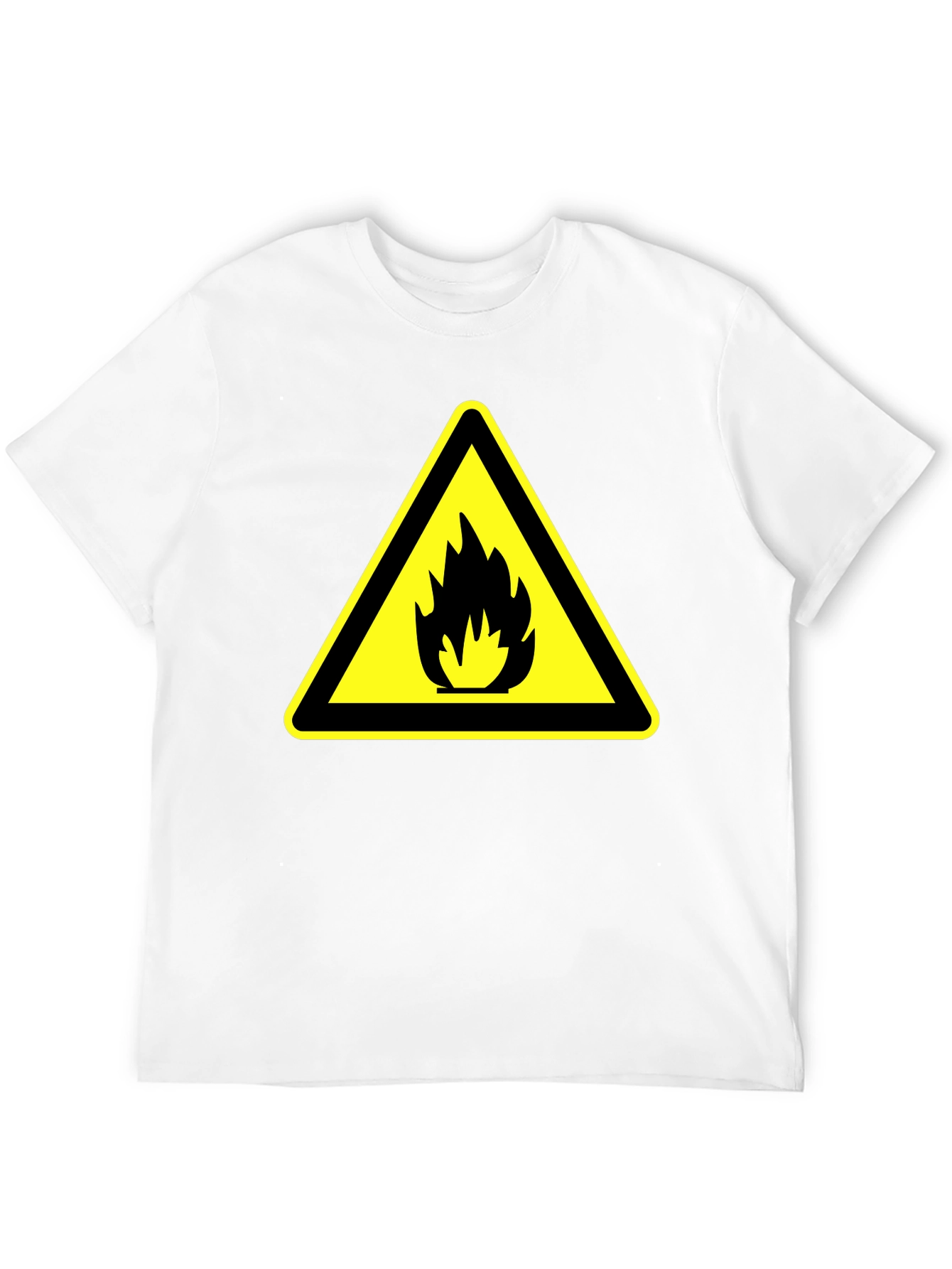 Flammable Hazard Black T-Shirt