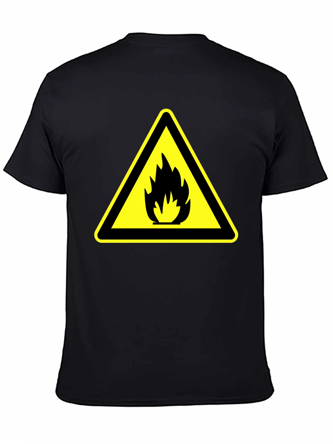 Flammable Hazard Black T-Shirt