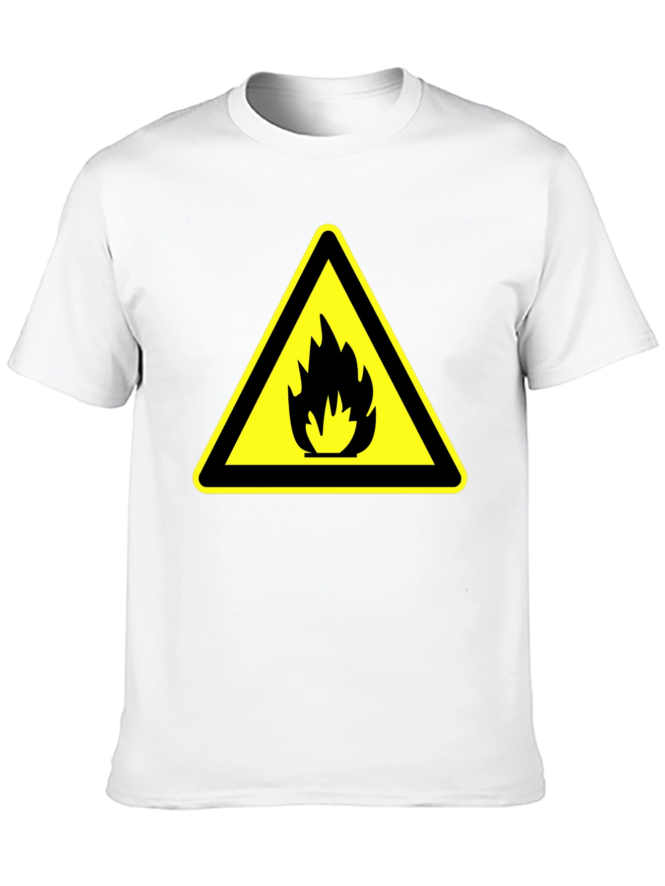 Flammable Hazard Black T-Shirt