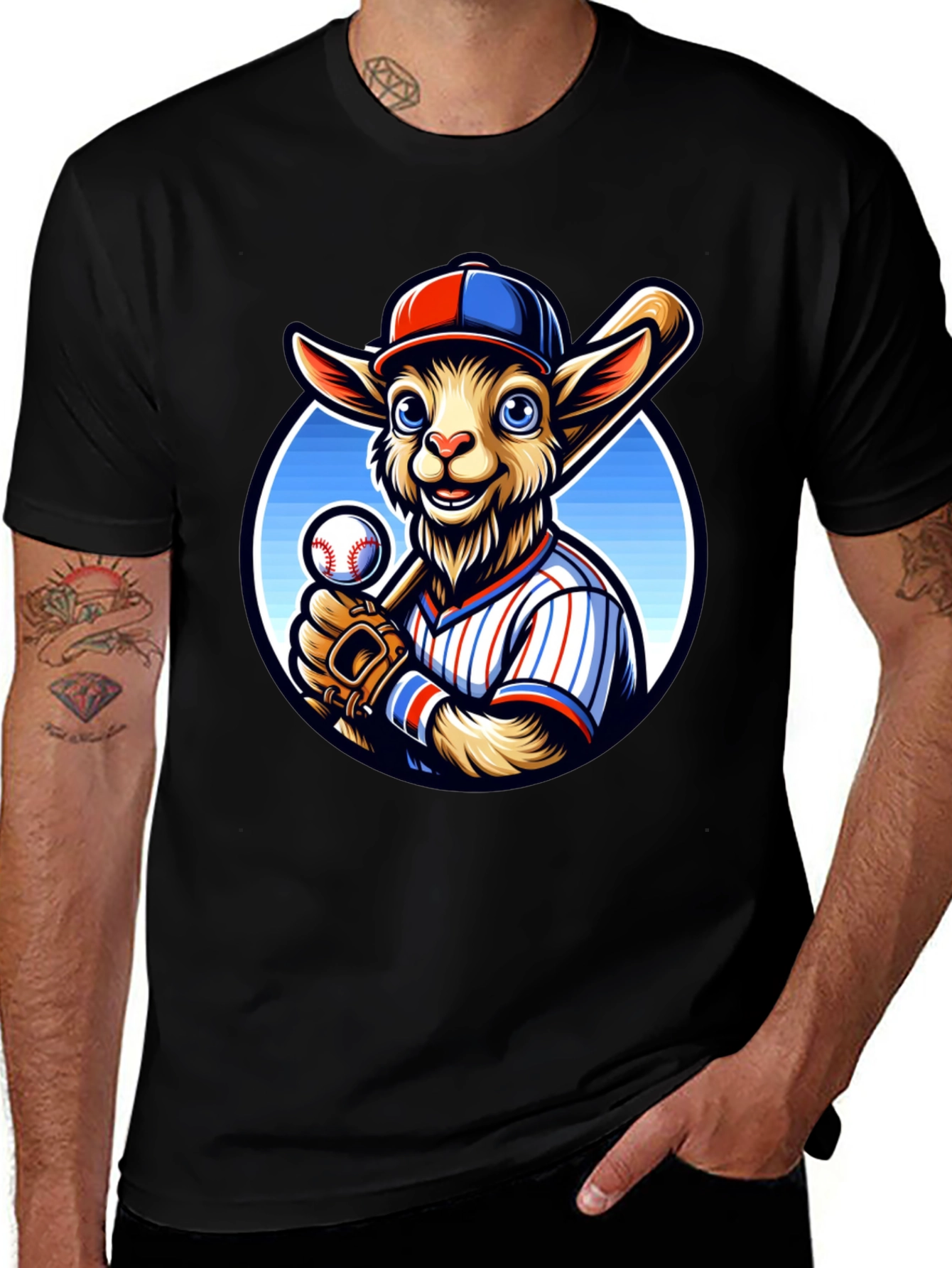 Baseball Goat T-Shirt
