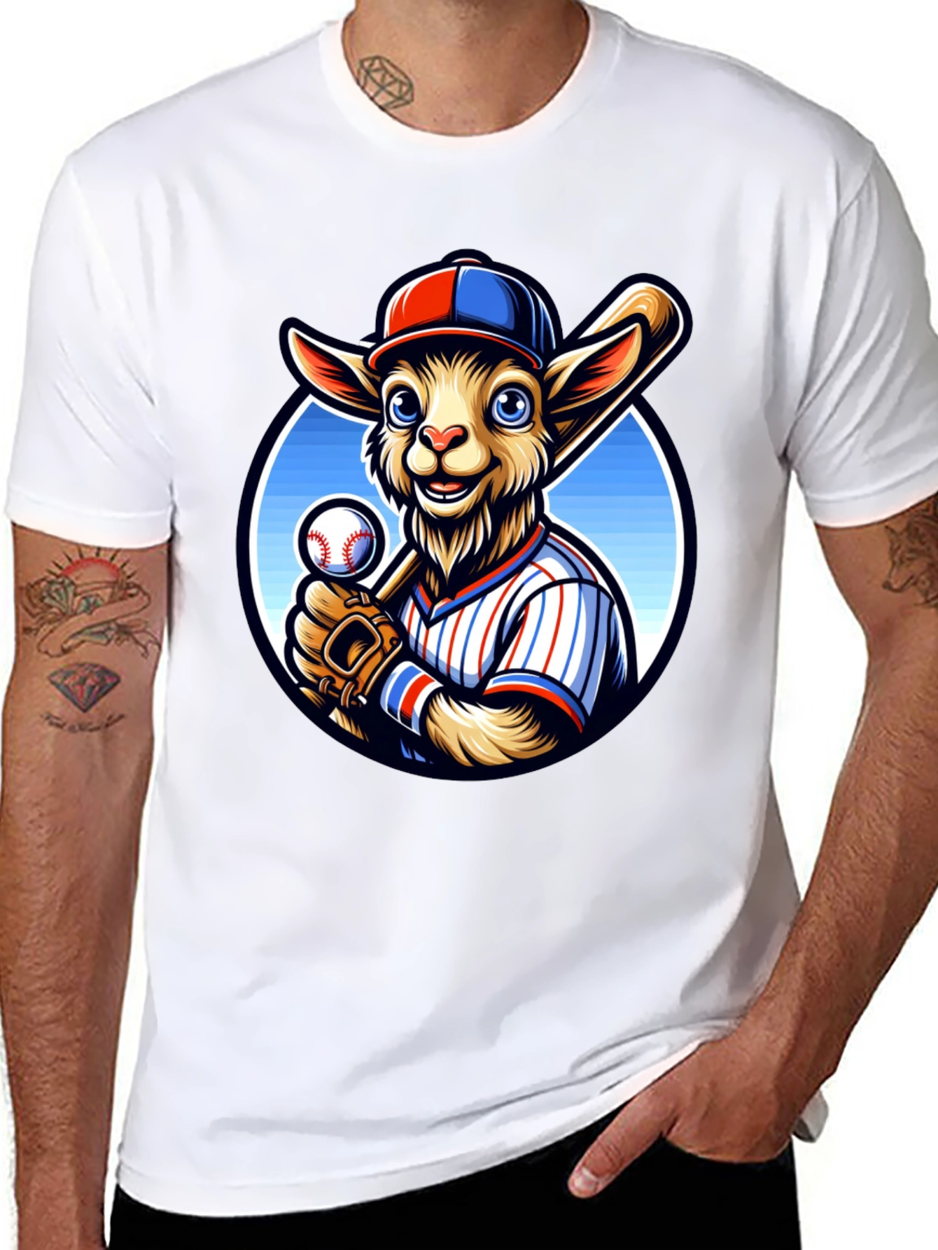 Baseball Goat T-Shirt
