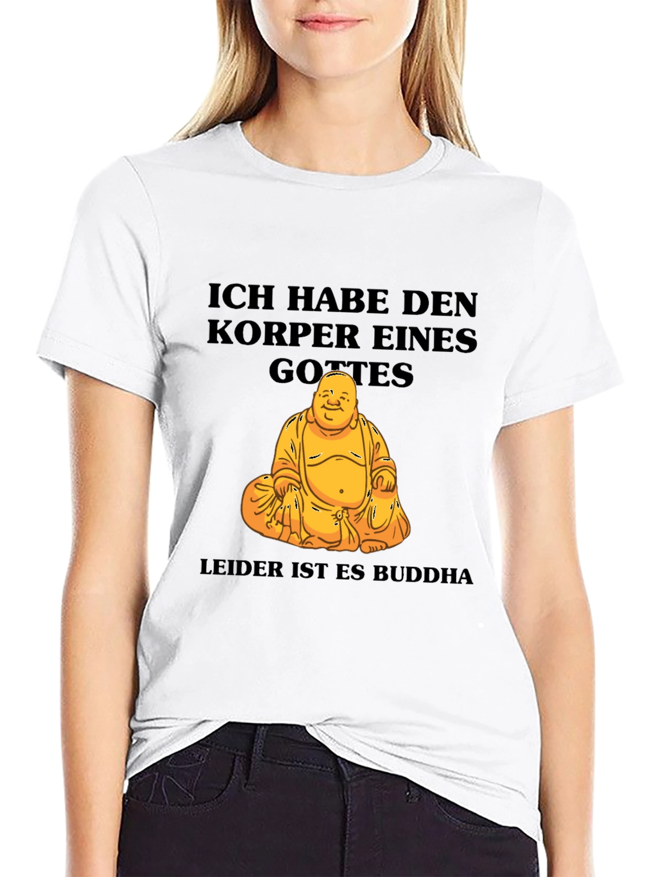 Ich Habe Den Korper Eines Gottes Buddha T-Shirt