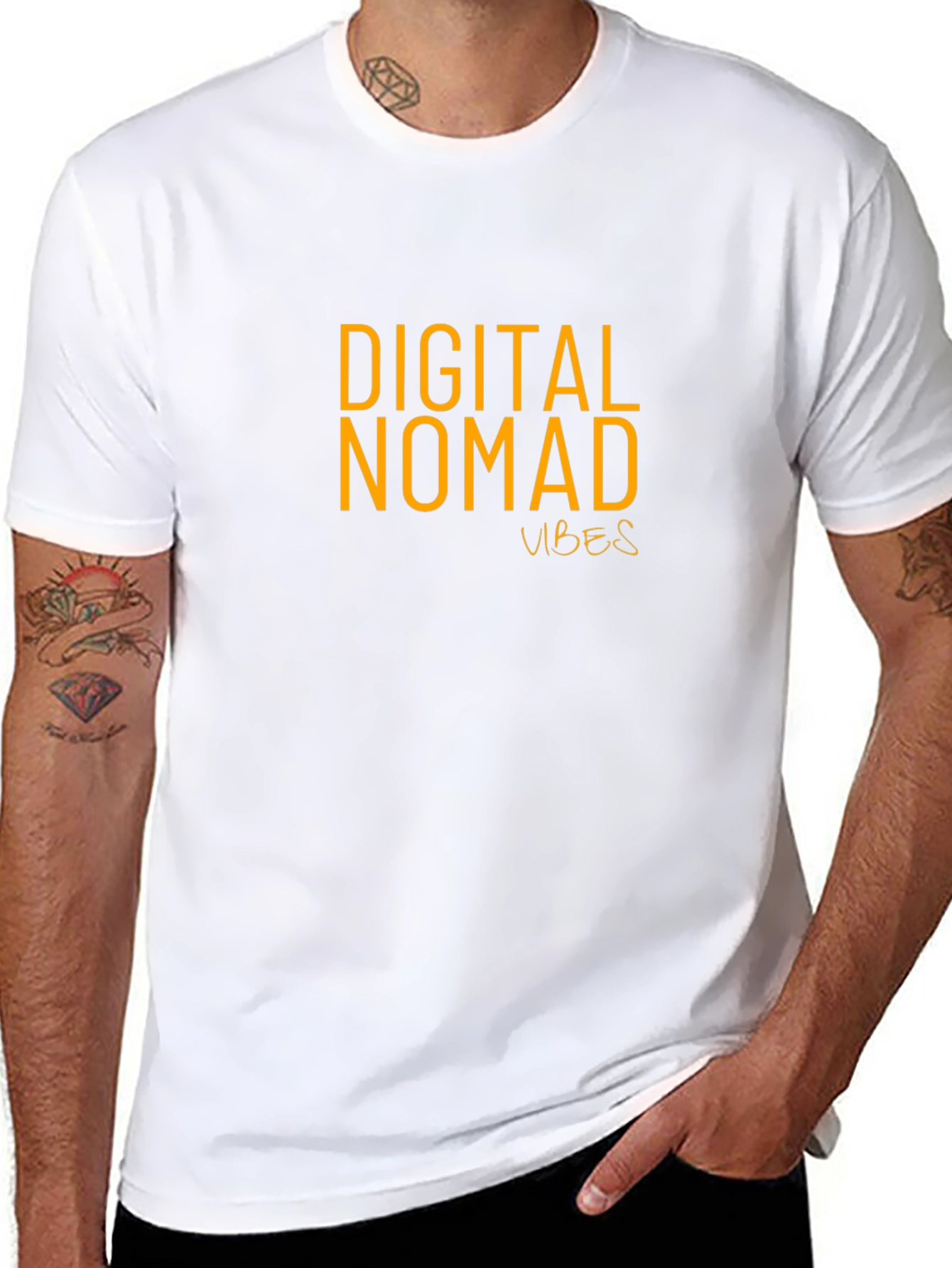 Digital Nomad Vibes Graphic T-Shirt