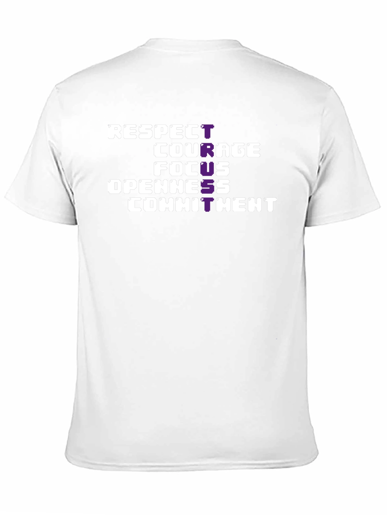 Respect Courage Focus Graphic Tee - Black