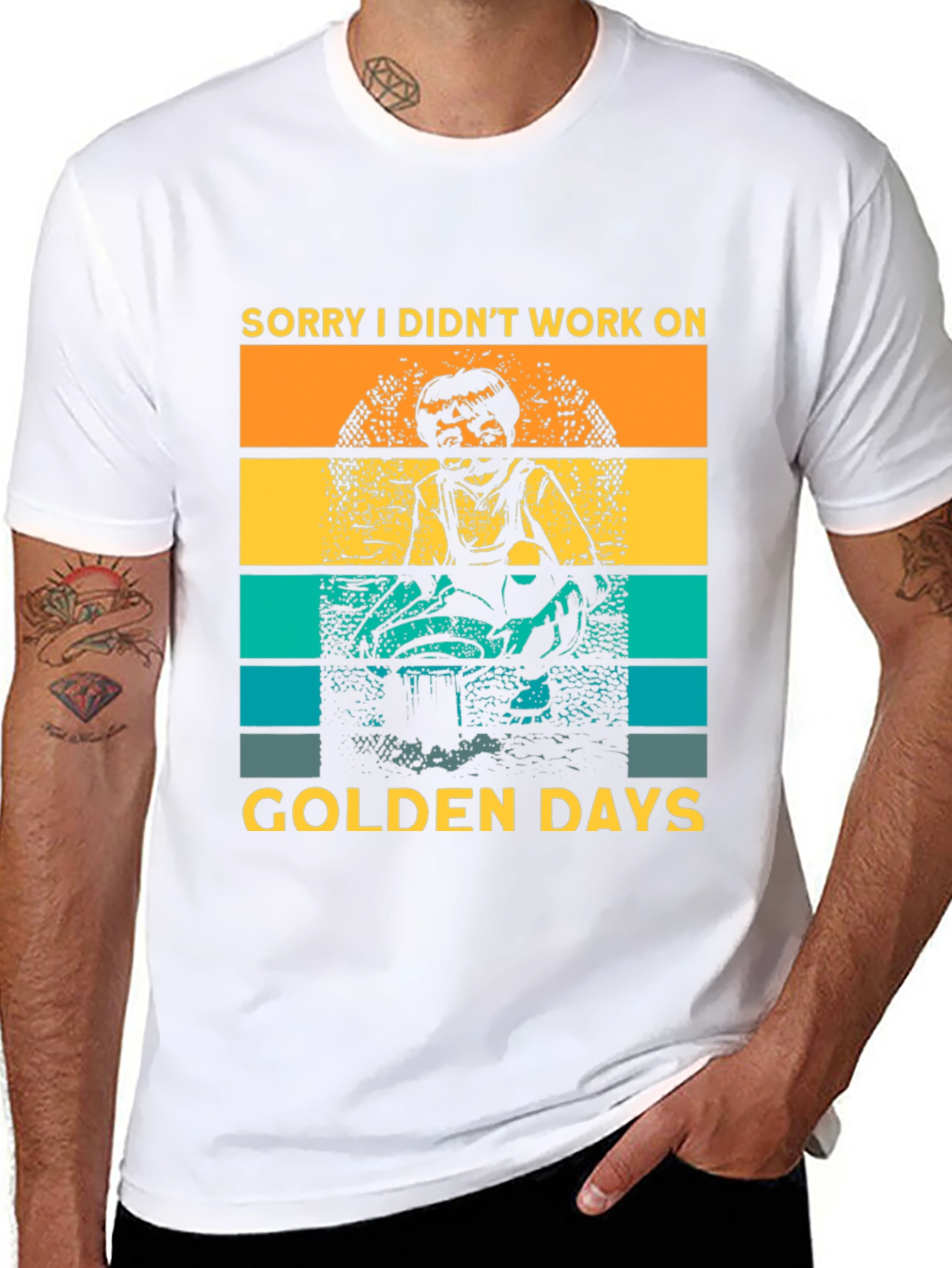 Golden Days Graphic Tee - Retro Style T-Shirt