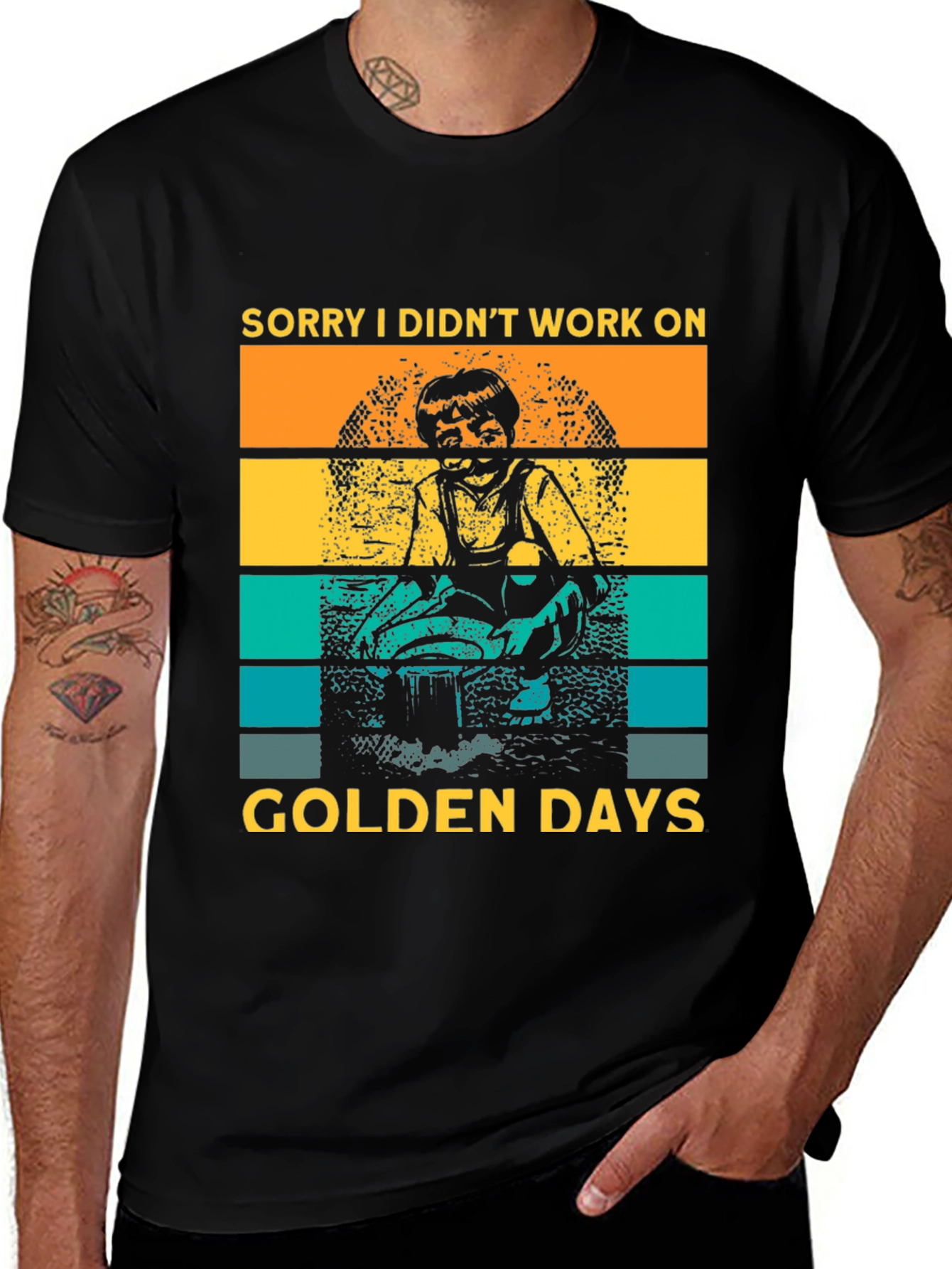 Golden Days Graphic Tee - Retro Style T-Shirt
