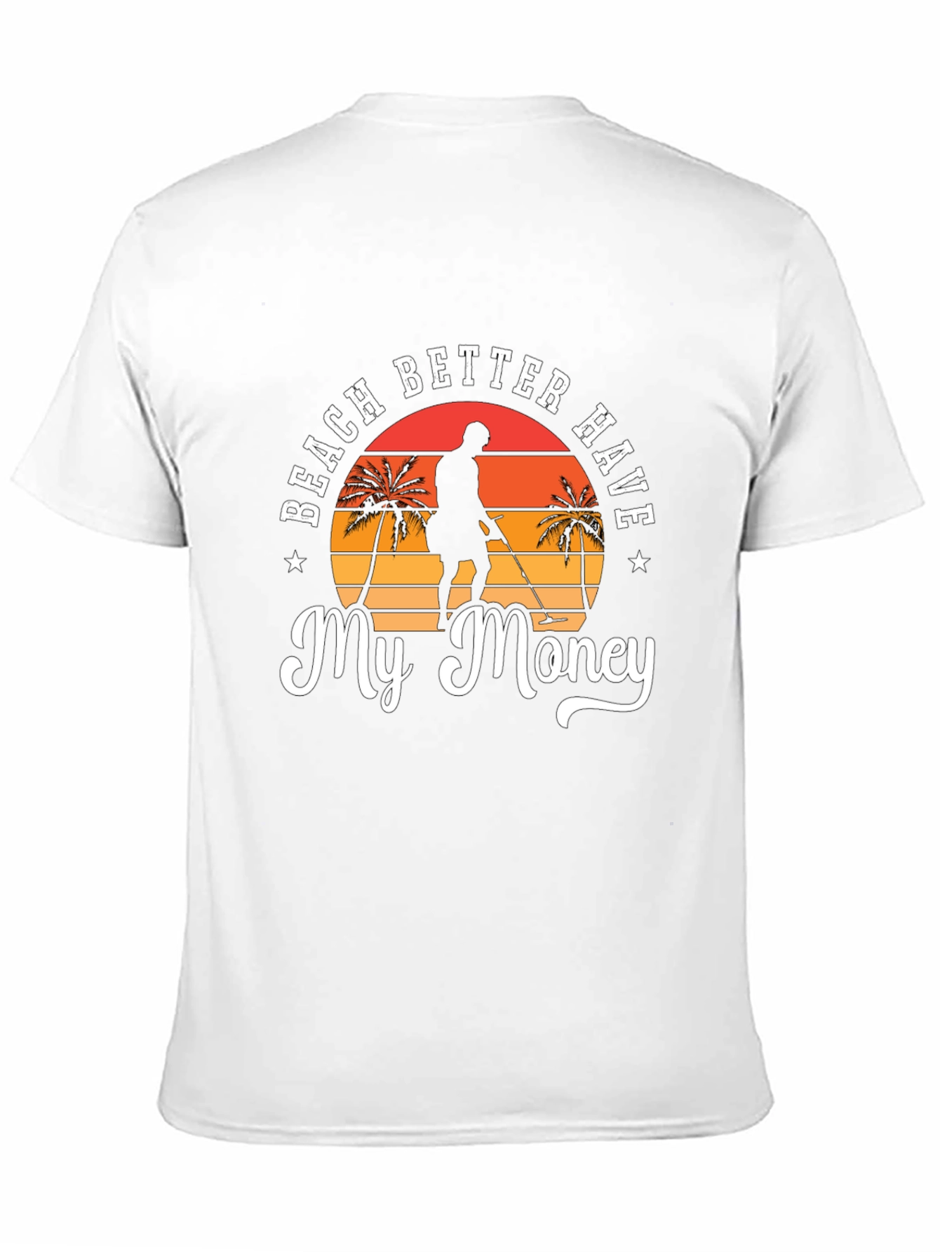 Beach Better Have My Money Black T-Shirt