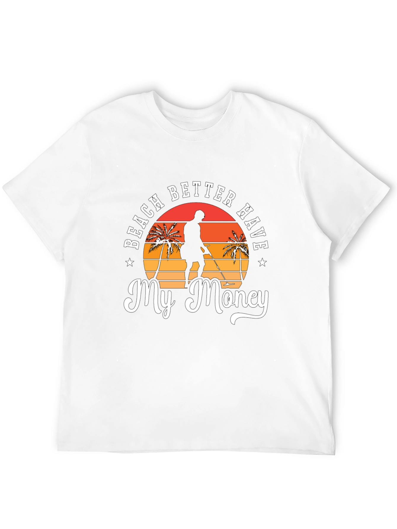 Beach Better Have My Money Black T-Shirt