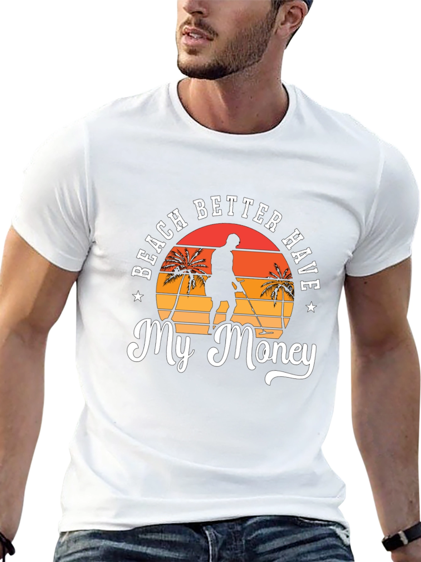 Beach Better Have My Money Black T-Shirt