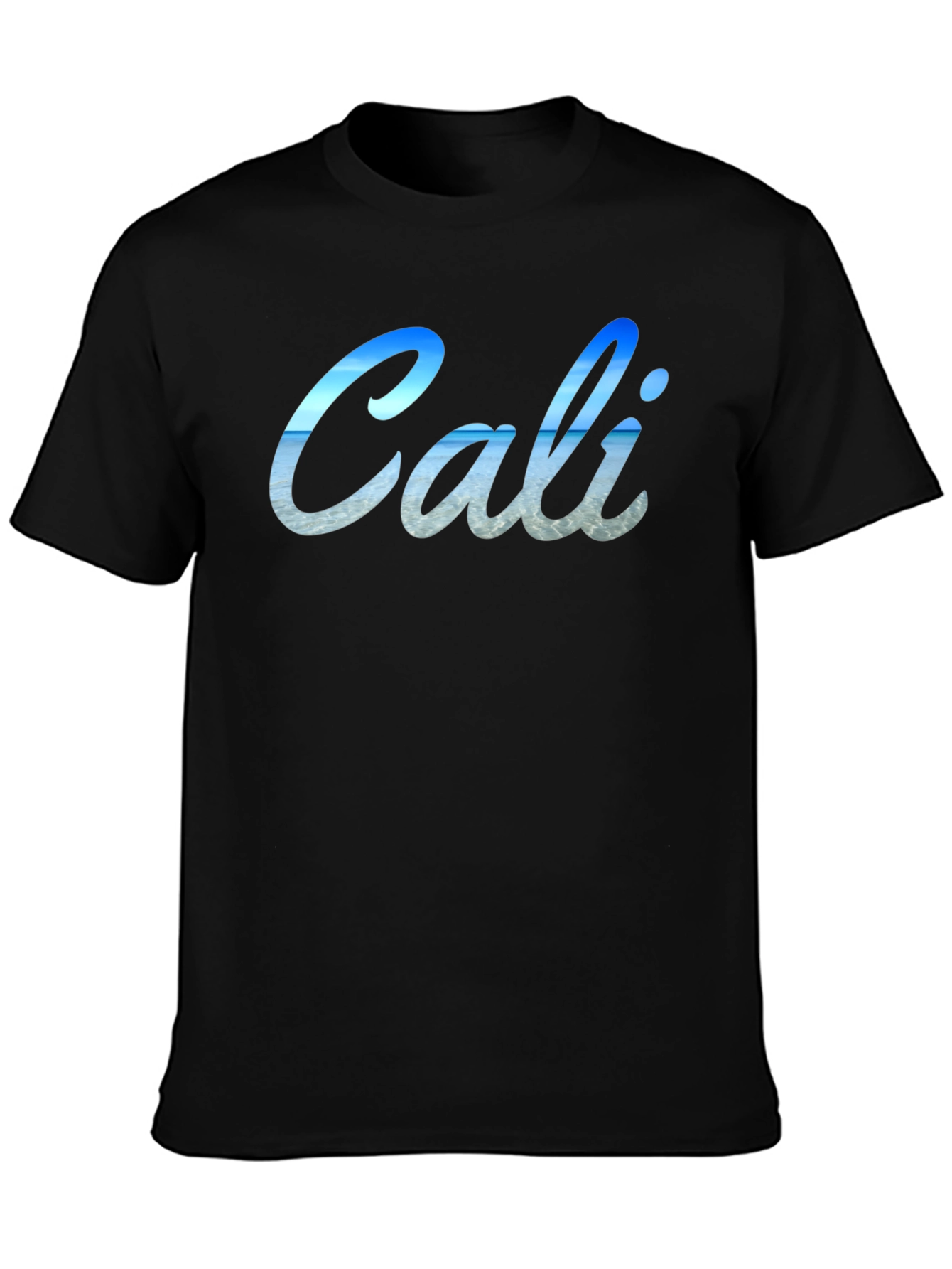Cali Ocean Graphic Tee - Black